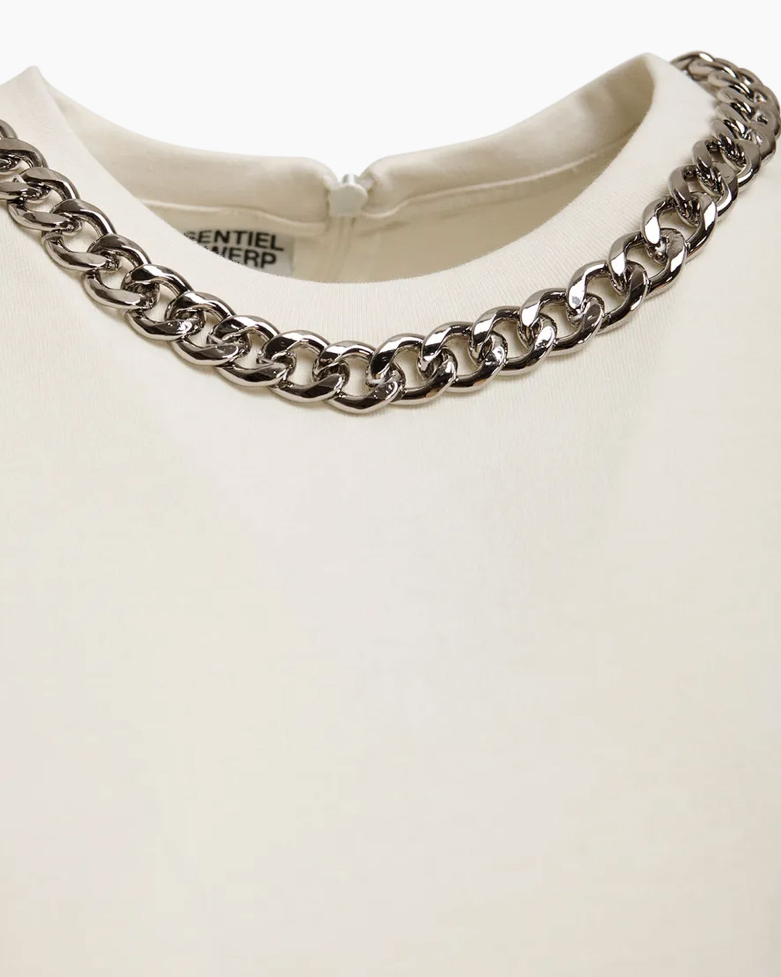 chain, necklace, silver, chunky, metal