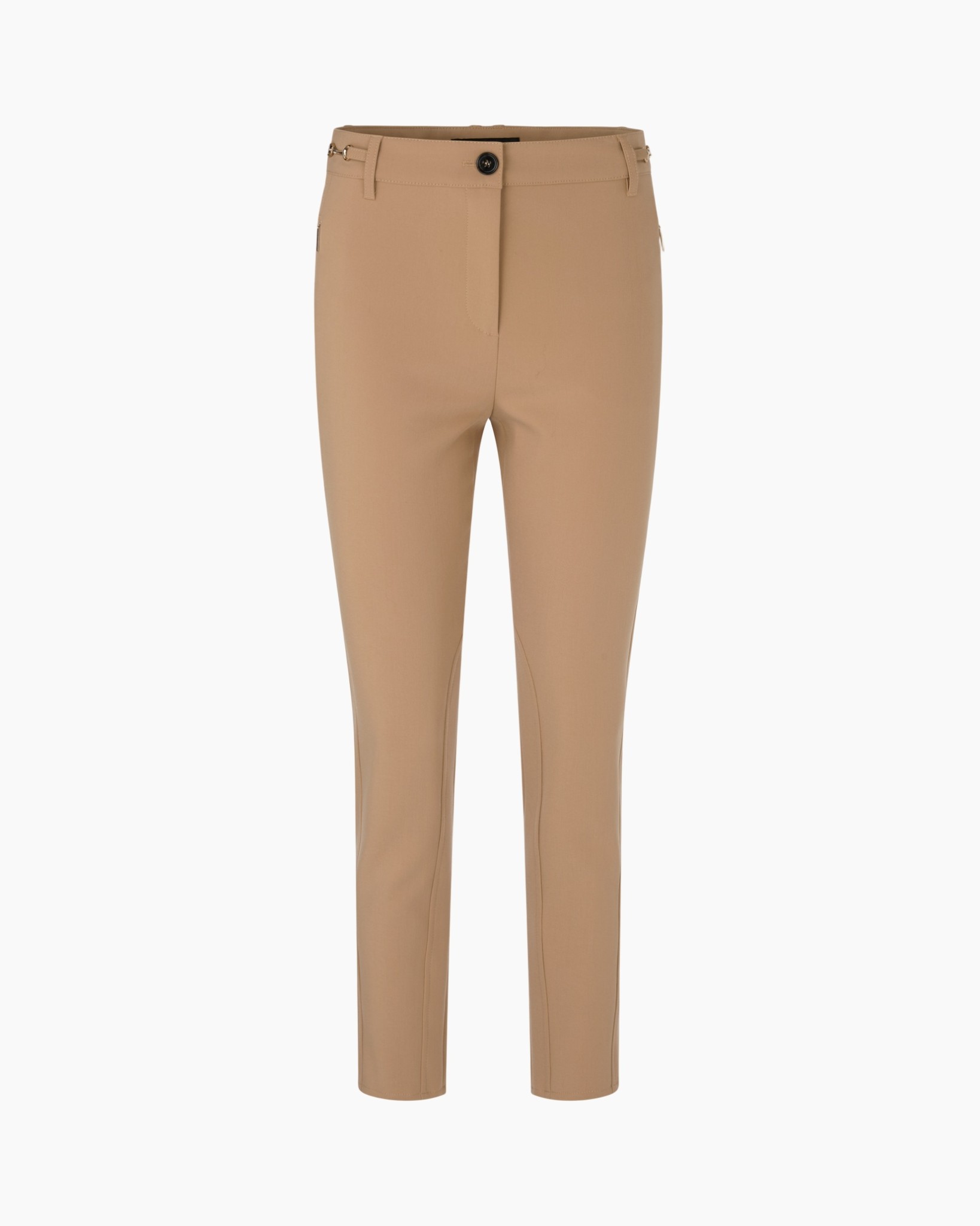 pants, trousers, beige, slim-fit, front-zip