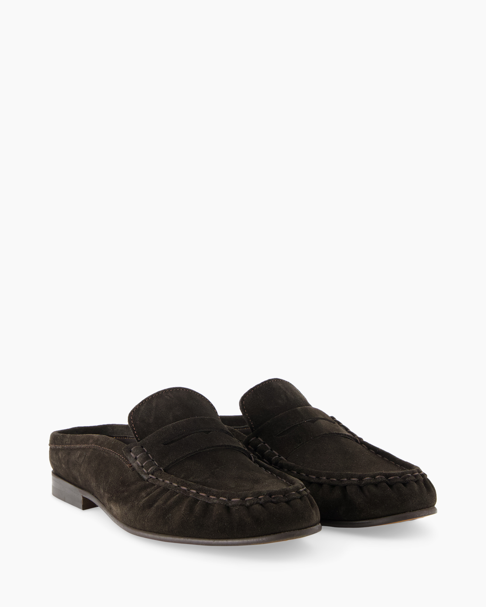 slippers, moccasins, suede, brown, slip-on