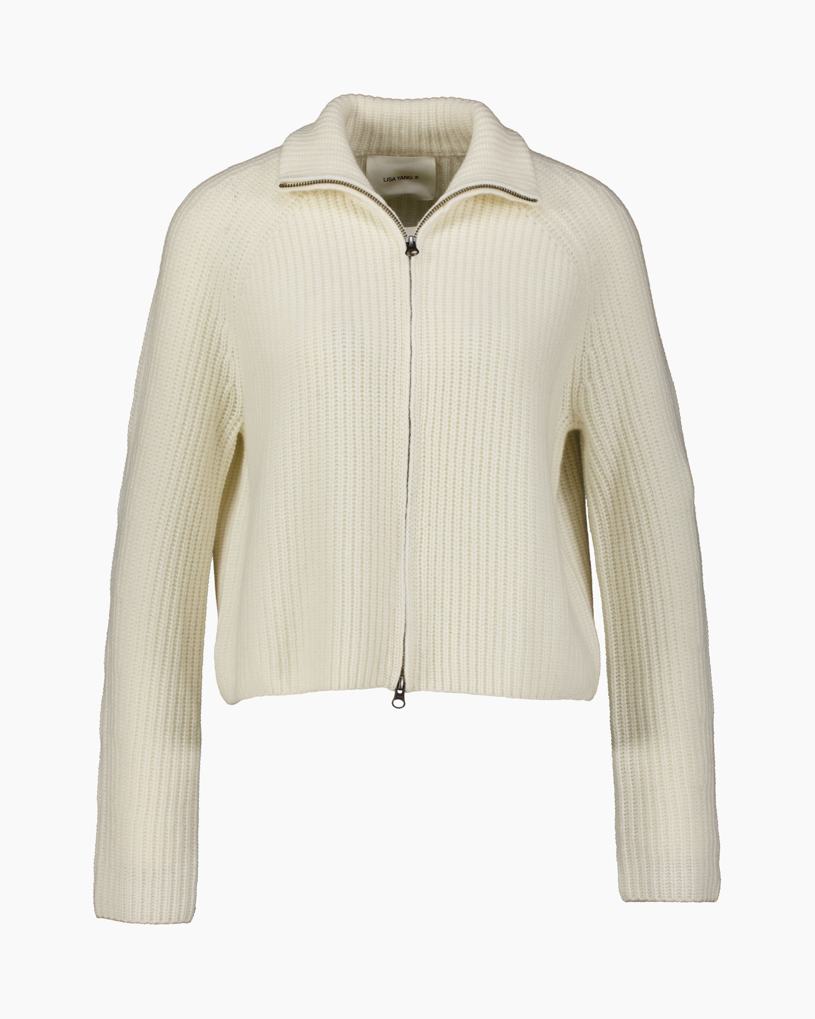 cardigan, zip-up, knit, creamy, pullover