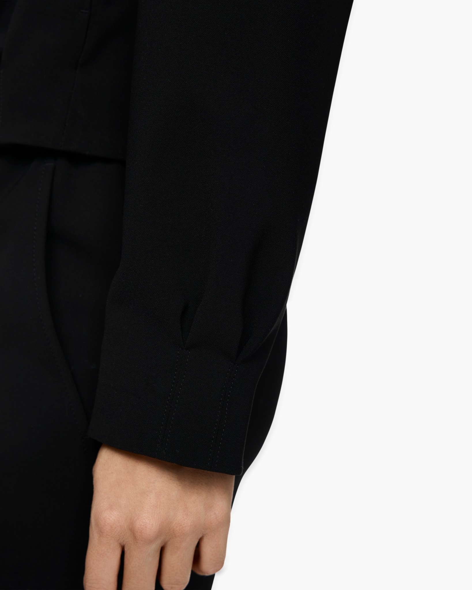 sleeve, black, hem, dress sleeve, long sleeve