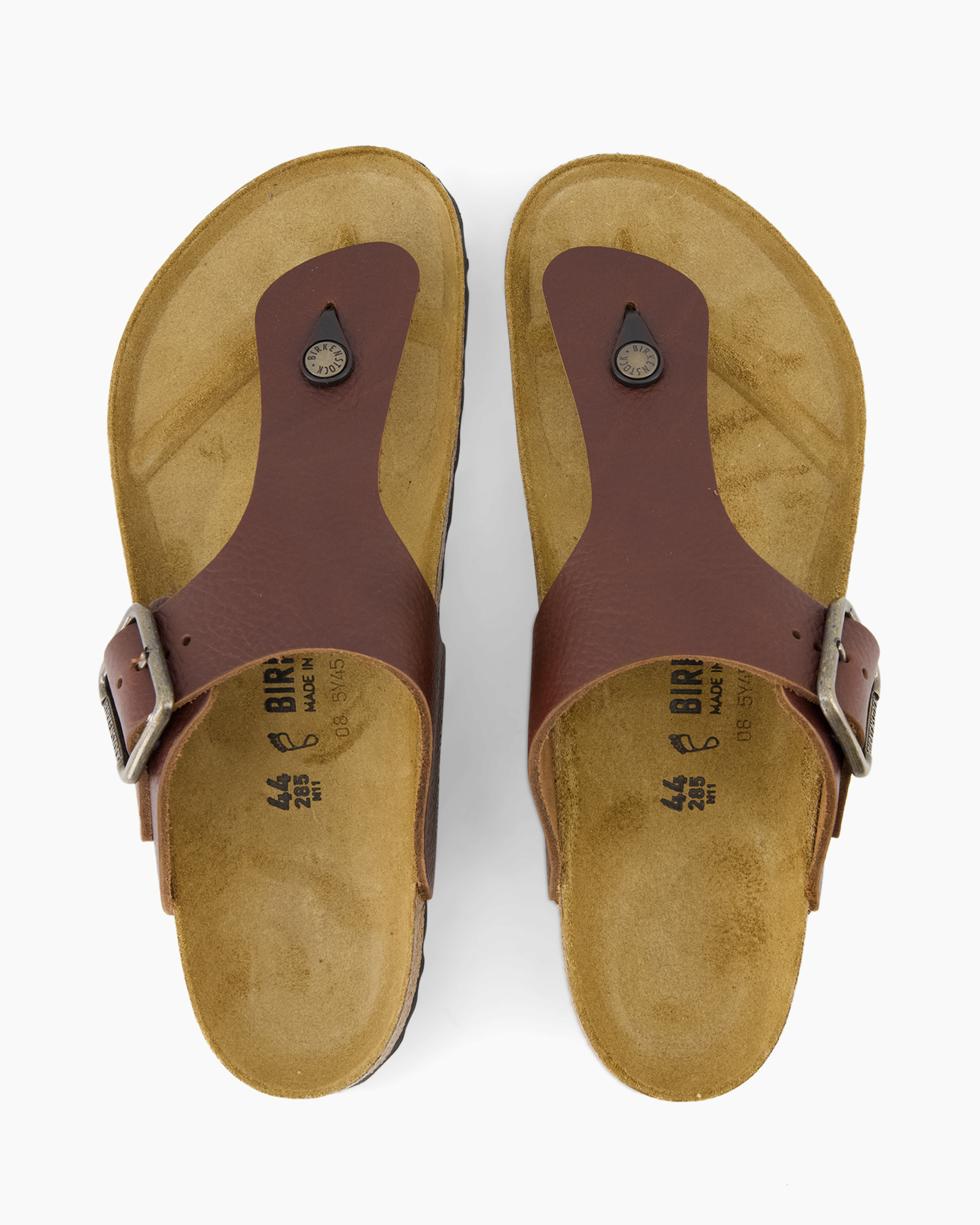 sandals, leather, brown, open-toe, buckle