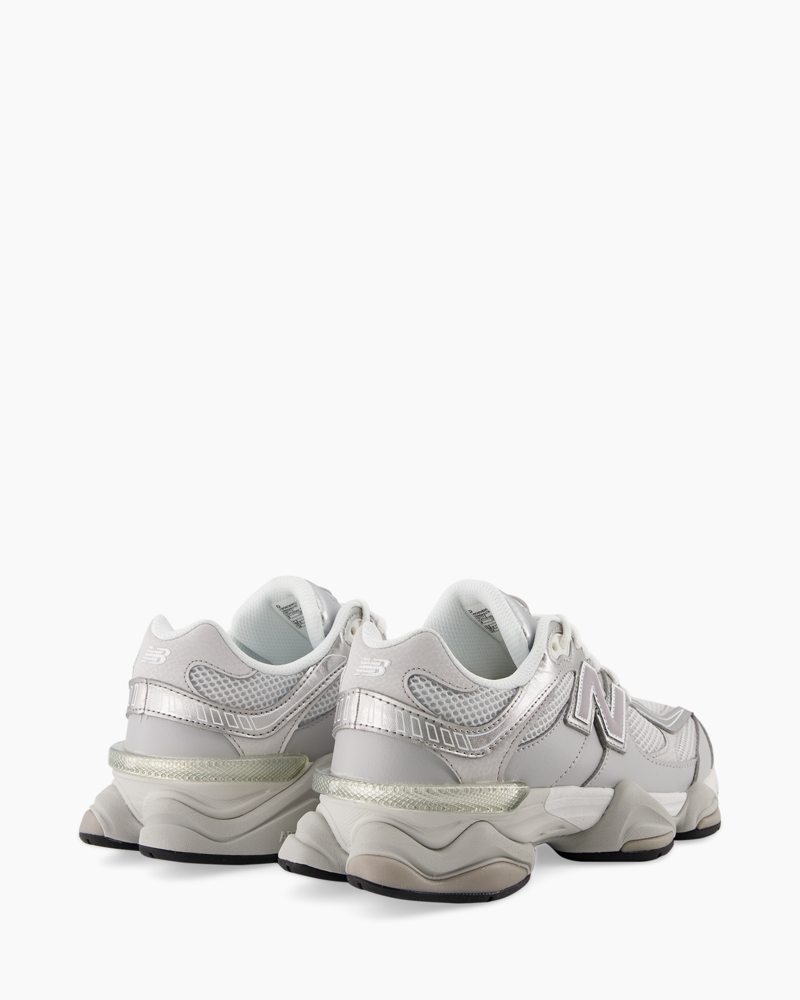 sneakers, running shoes, mesh, gray, rear view