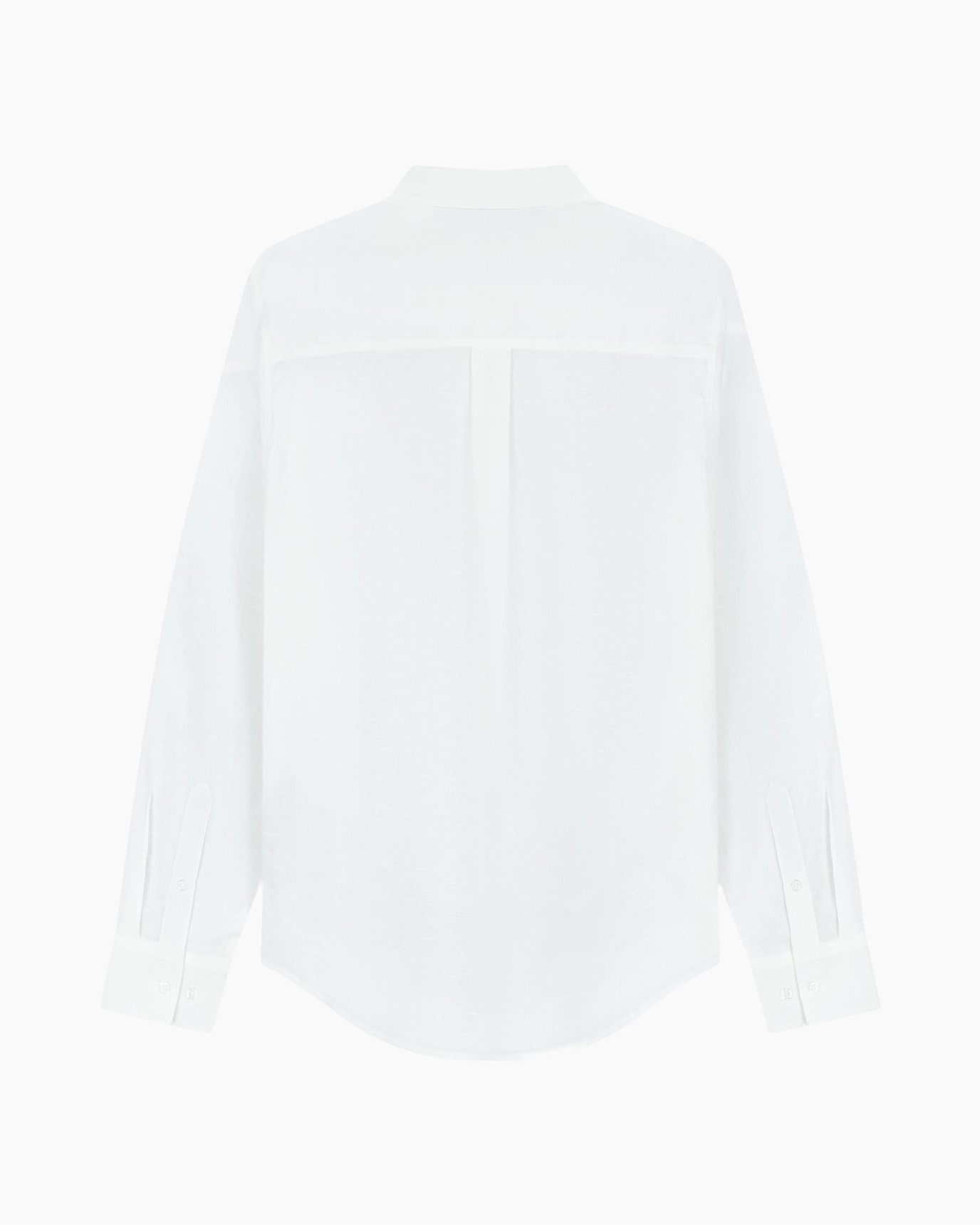 shirt, blouse, white, linen, long-sleeve