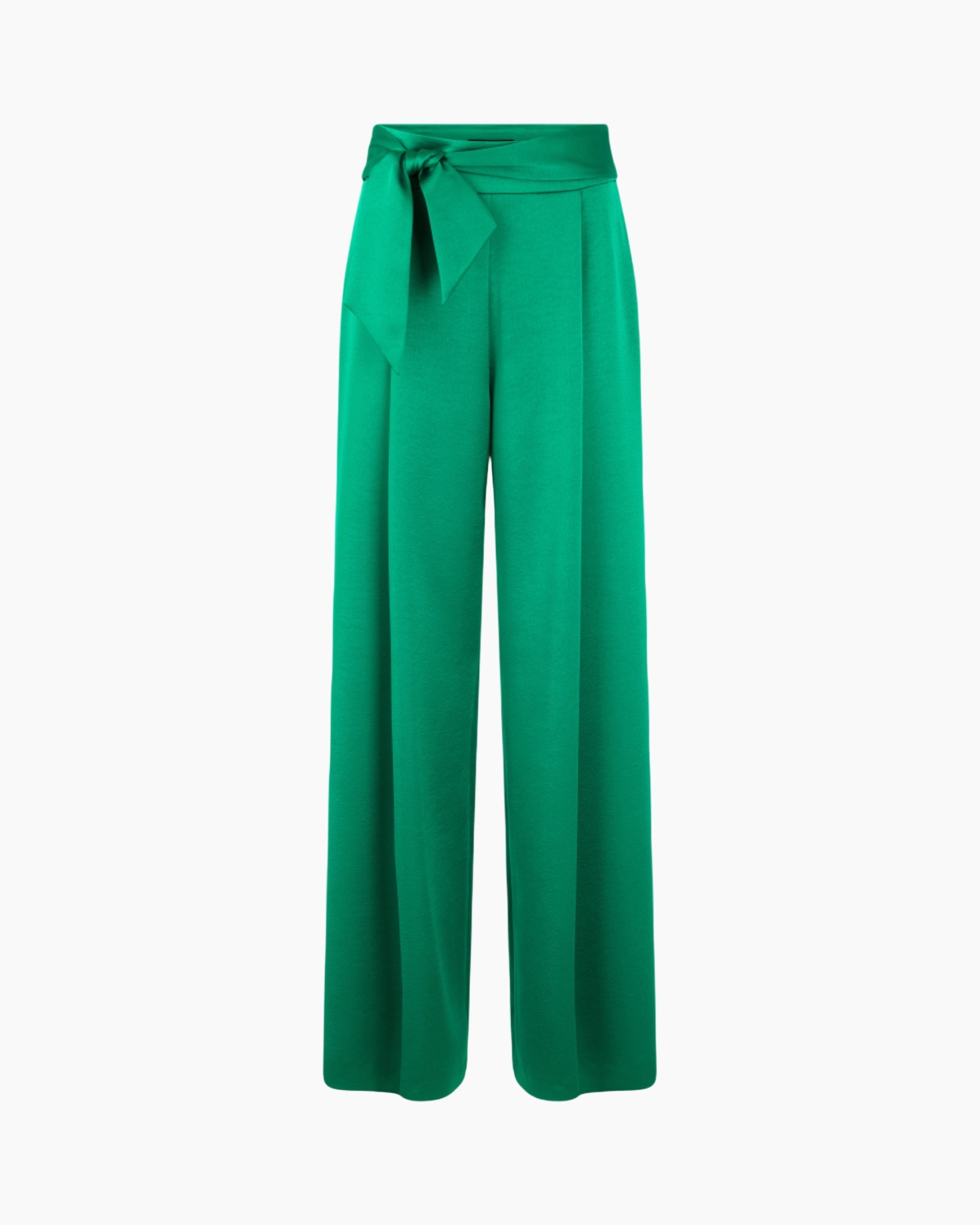 wide-leg, palazzo, green, high-waist, belted