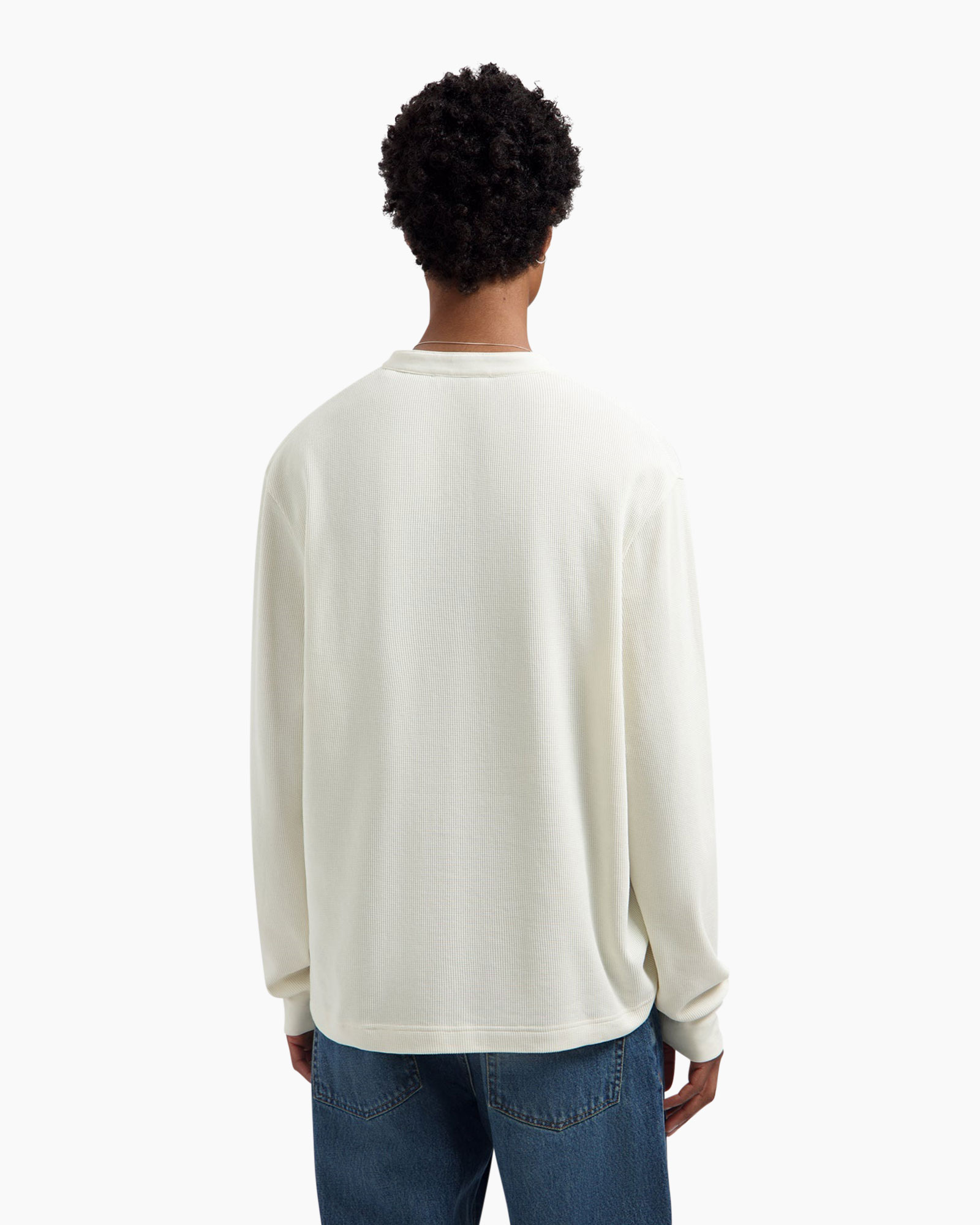 longsleeve, henley, cream, knit, casual