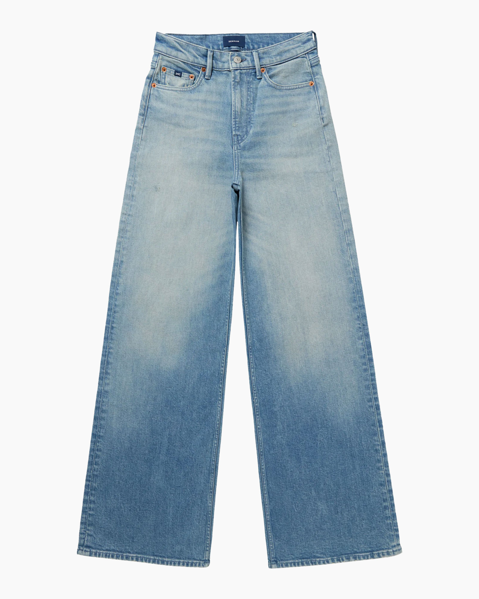 jeans, wide-leg, light-wash, denim, pants