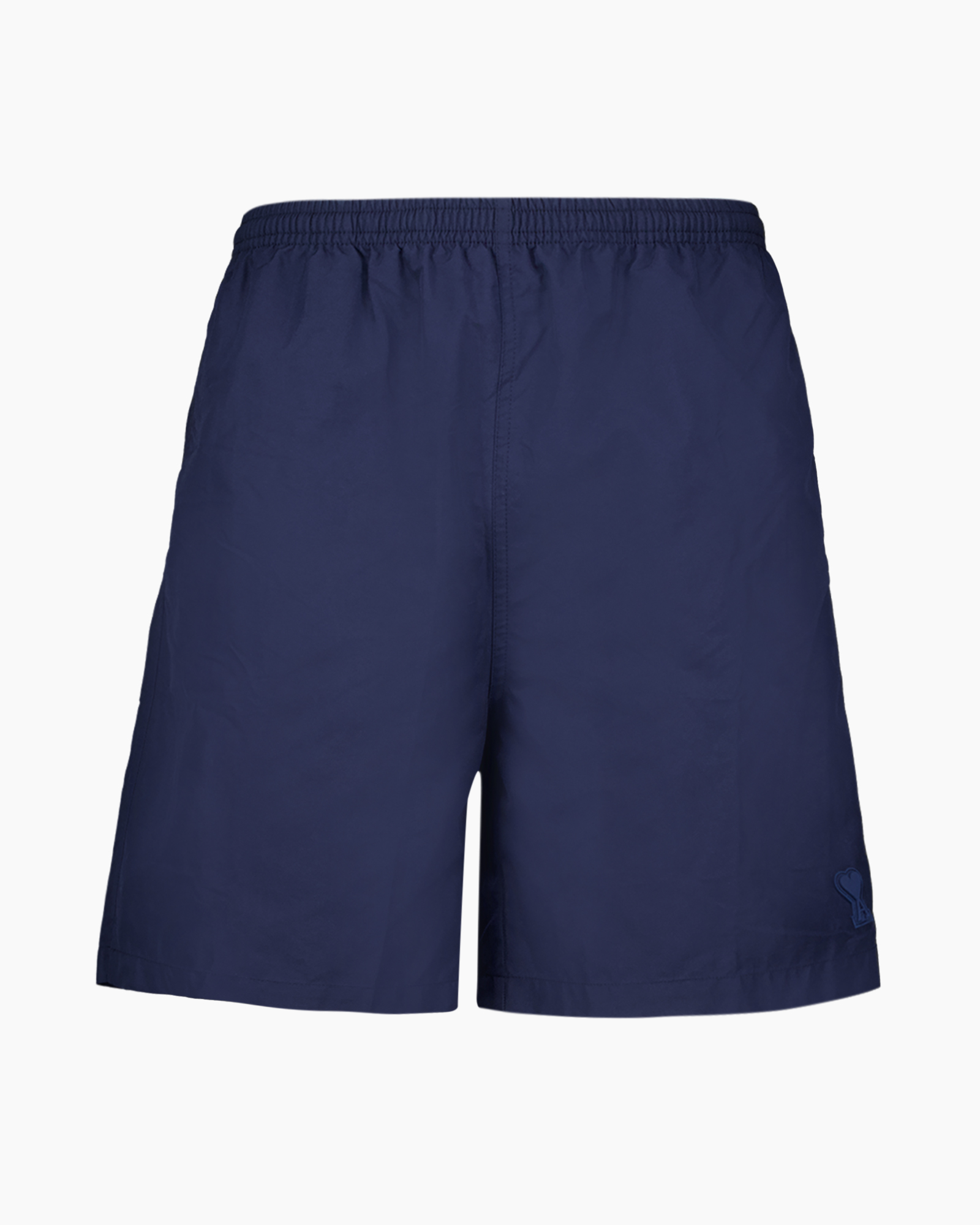 shorts, swim shorts, navy, elastic waistband, plain