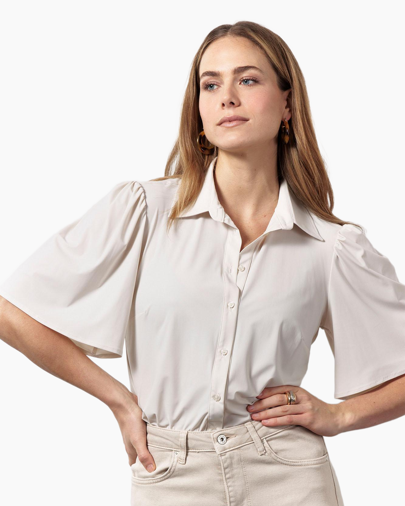 Blouse Poppy Butterfly Off White