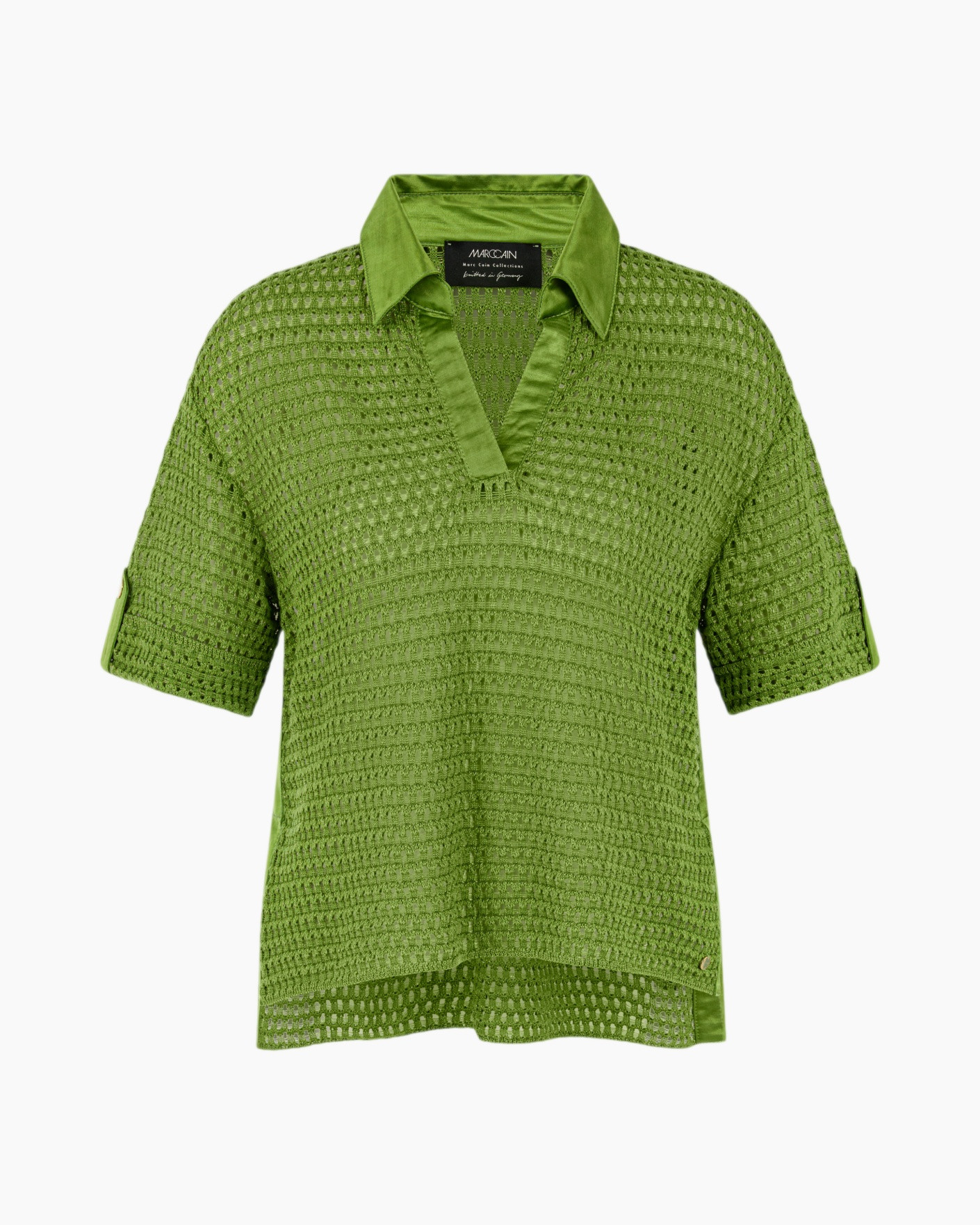 green, knit, top, poncho, short-sleeve