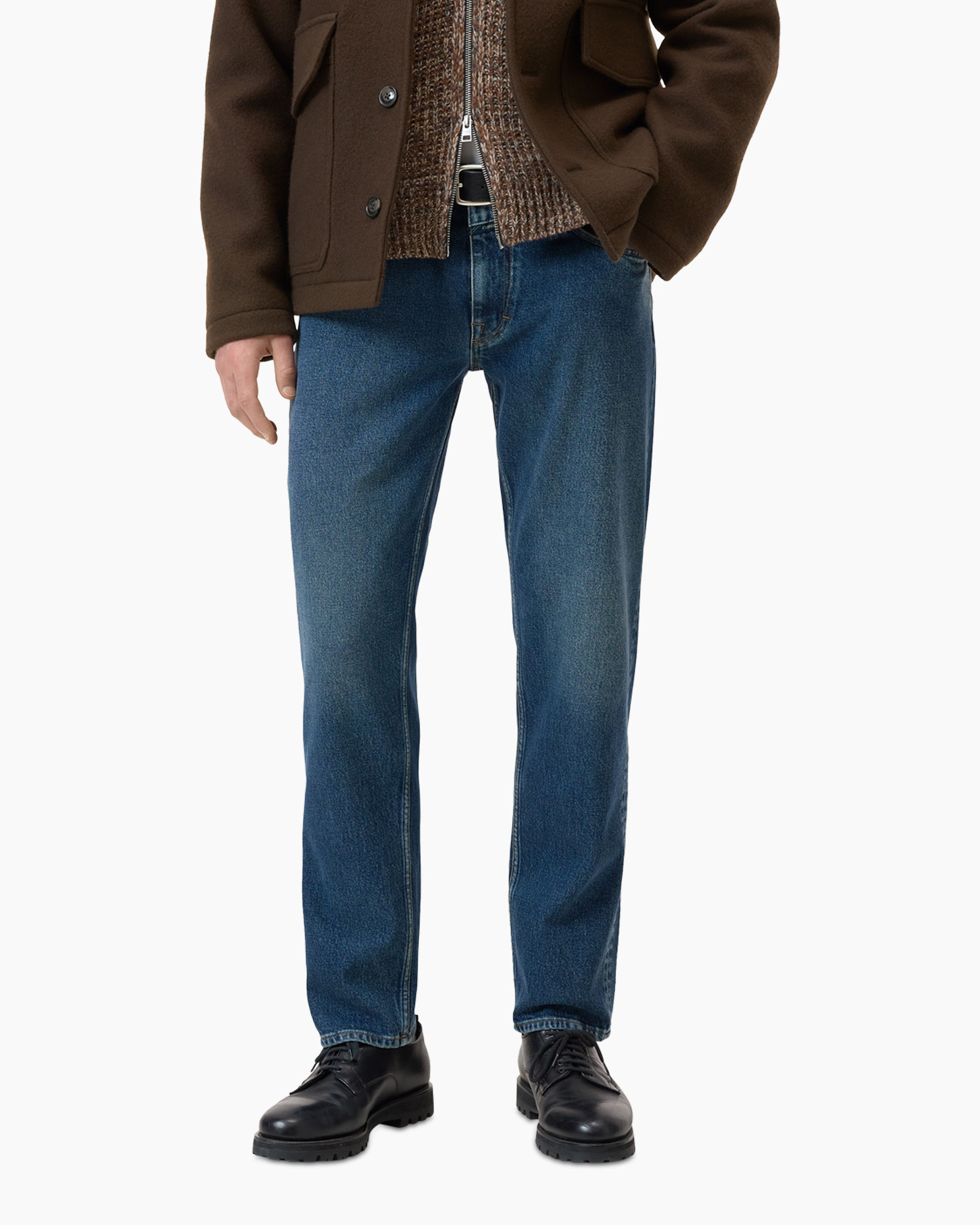 jeans, denim, straight leg, blue, pants