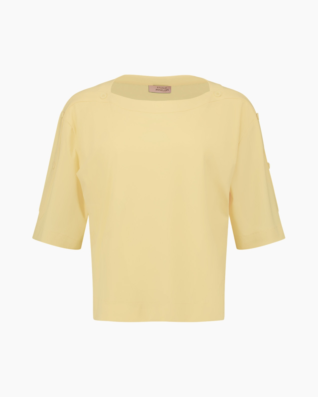 t-shirt, short-sleeve, peach, cotton, solid color