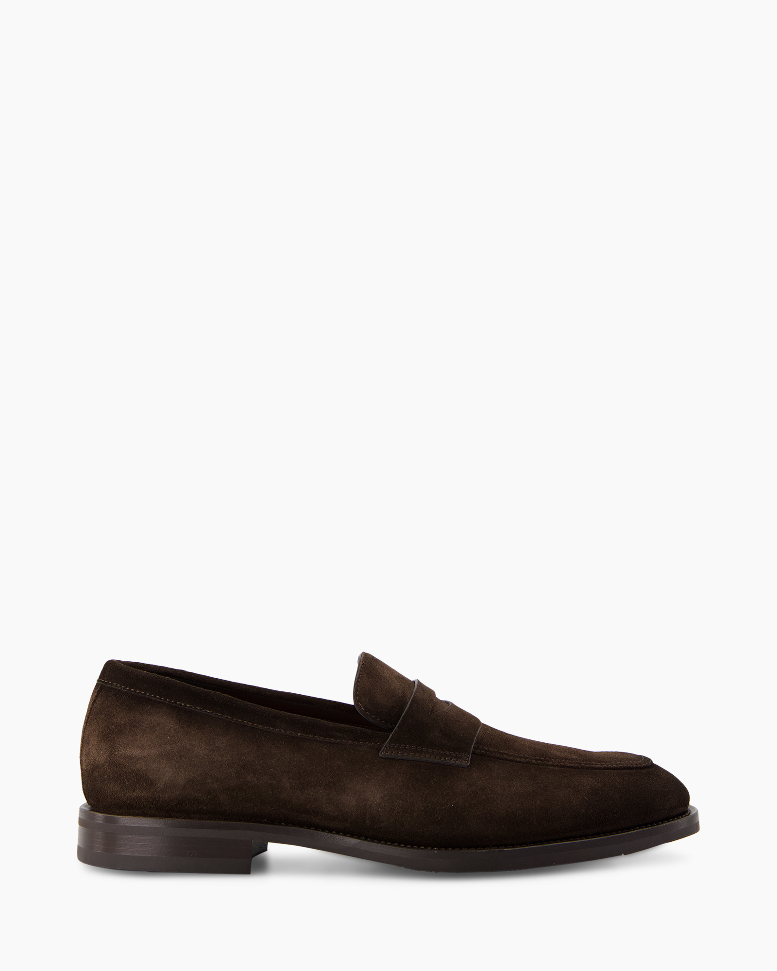 loafers, slip-on, brown, suede, shoe