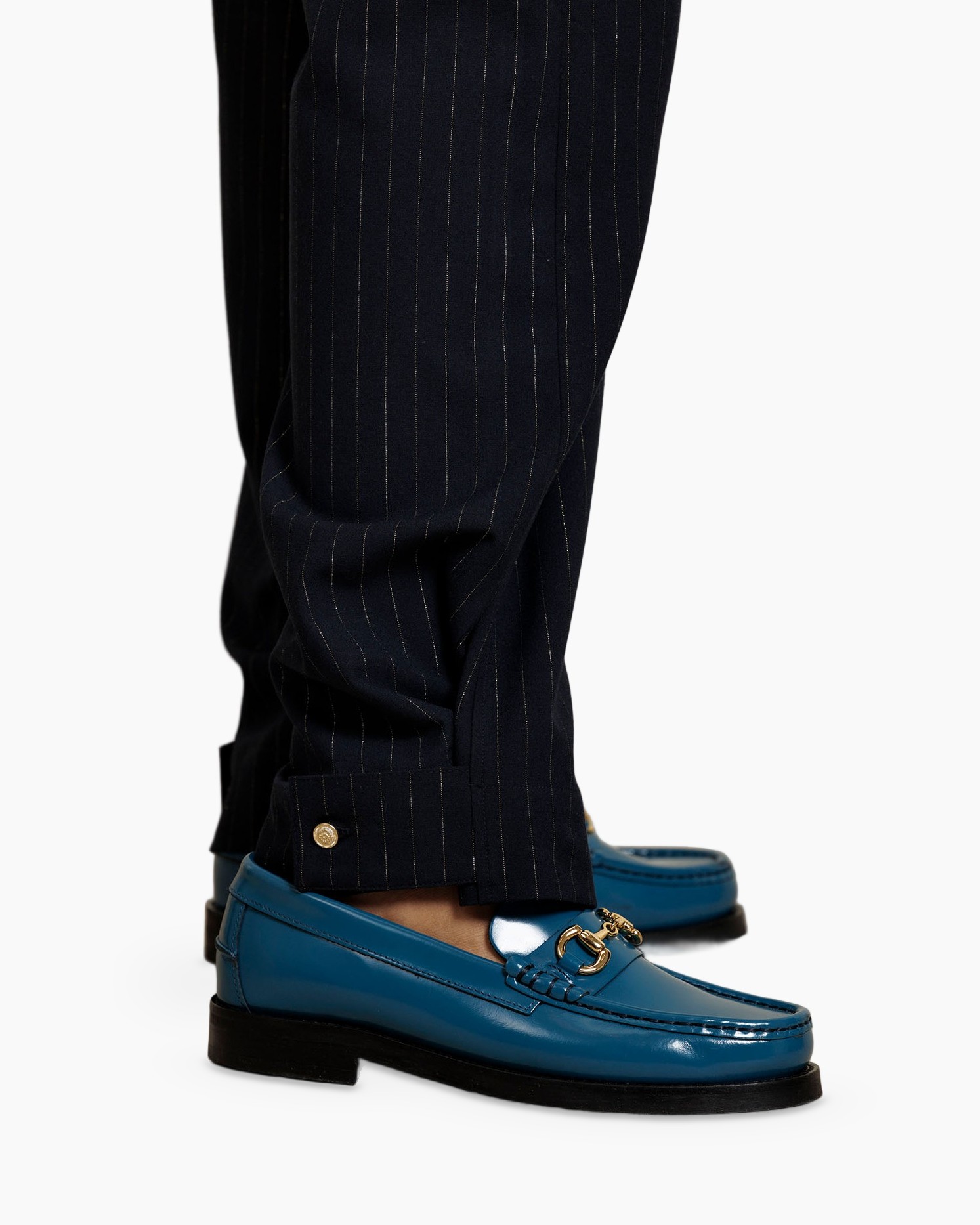 dress_shoes, loafer, blue, penny loafer, gold_hardware