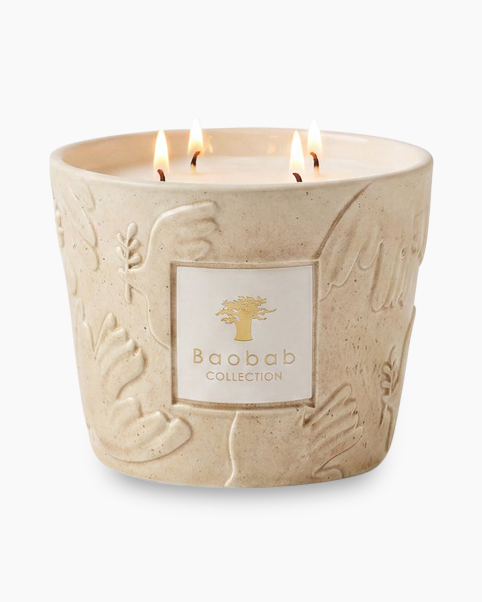 candle, scented, ceramic, three-wick, Baobab collection