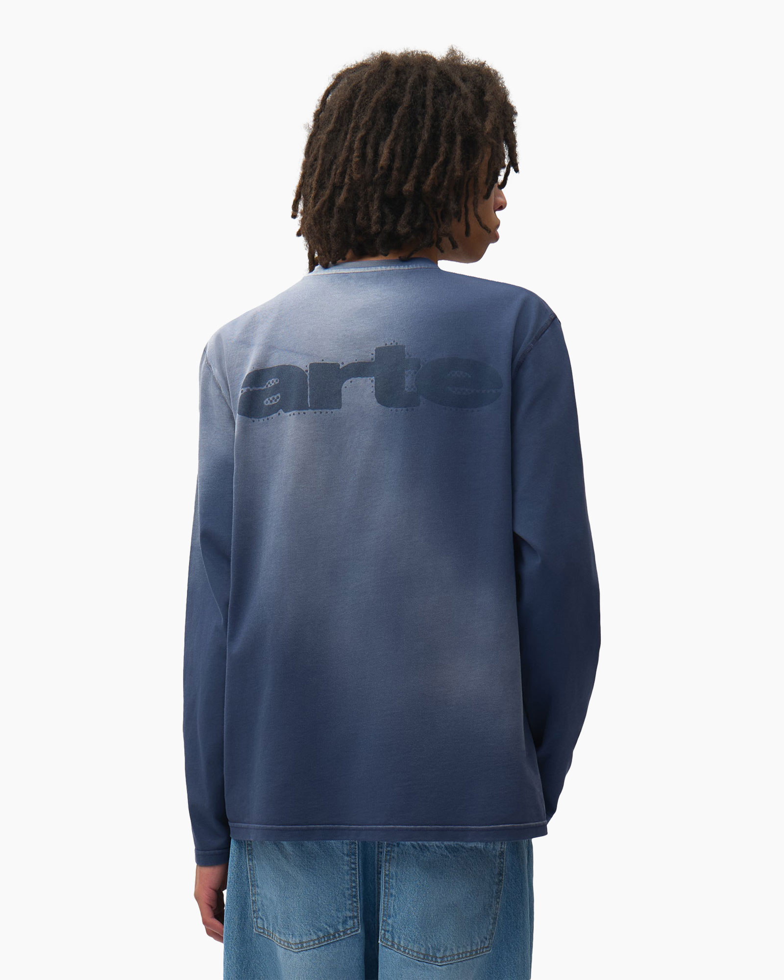 sweatshirt, long-sleeve, gradient, blue, basic