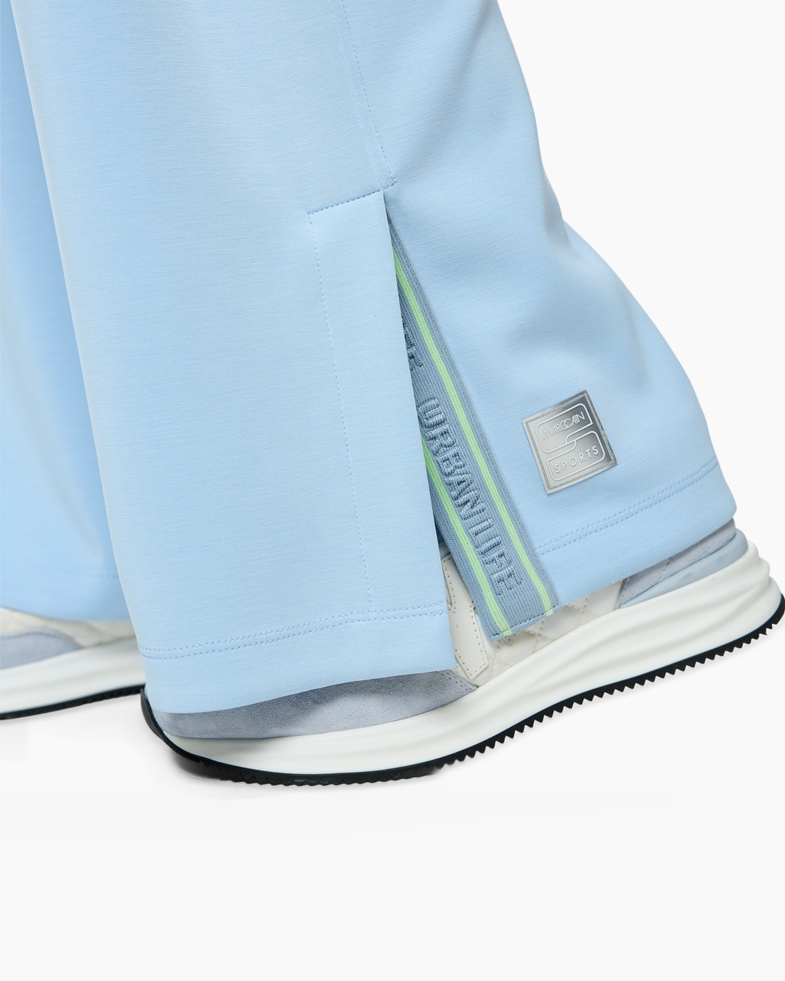 pants, zipper, side-zip, light-blue, sports
