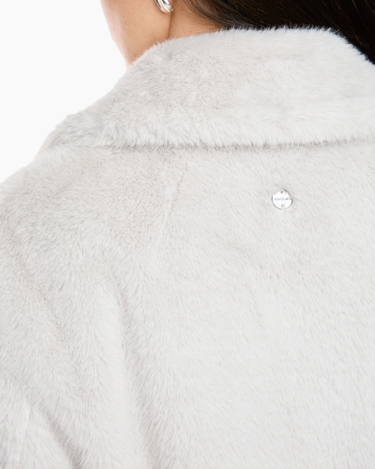 fur, coat, shearling, collar, button