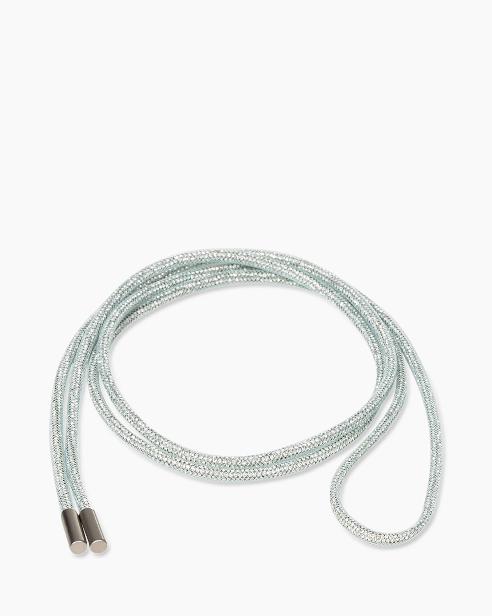 shoelace, metallic, woven, silver, cord