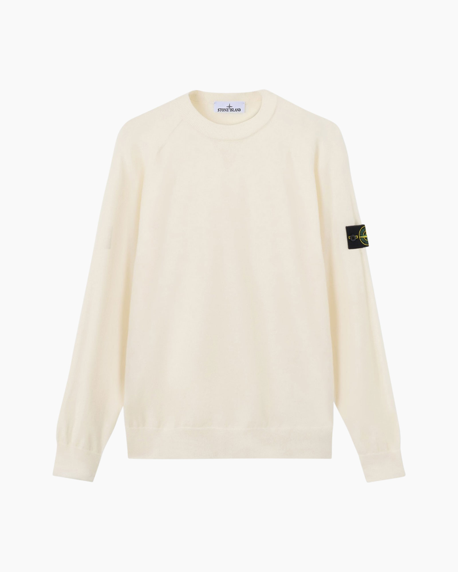 crewneck, sweatshirt, plain, cream, long-sleeve