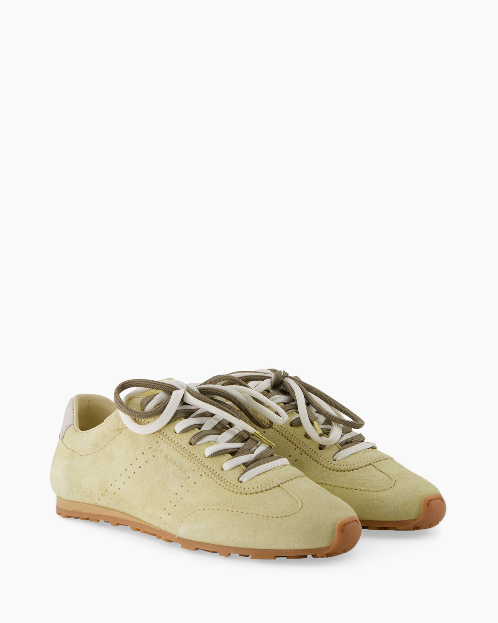 sneakers, beige, suede, laces, runners