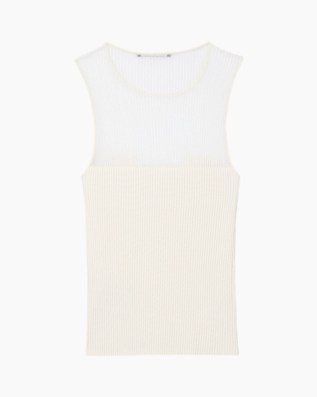 tank top, ribbed, white, sleeveless, layering piece