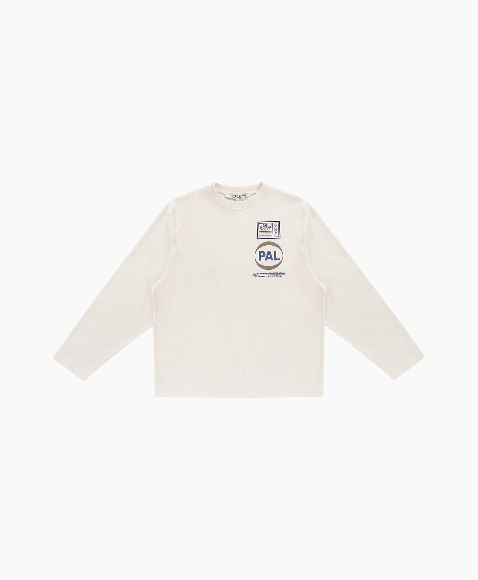 longsleeve, beige, graphic, pocket, patch