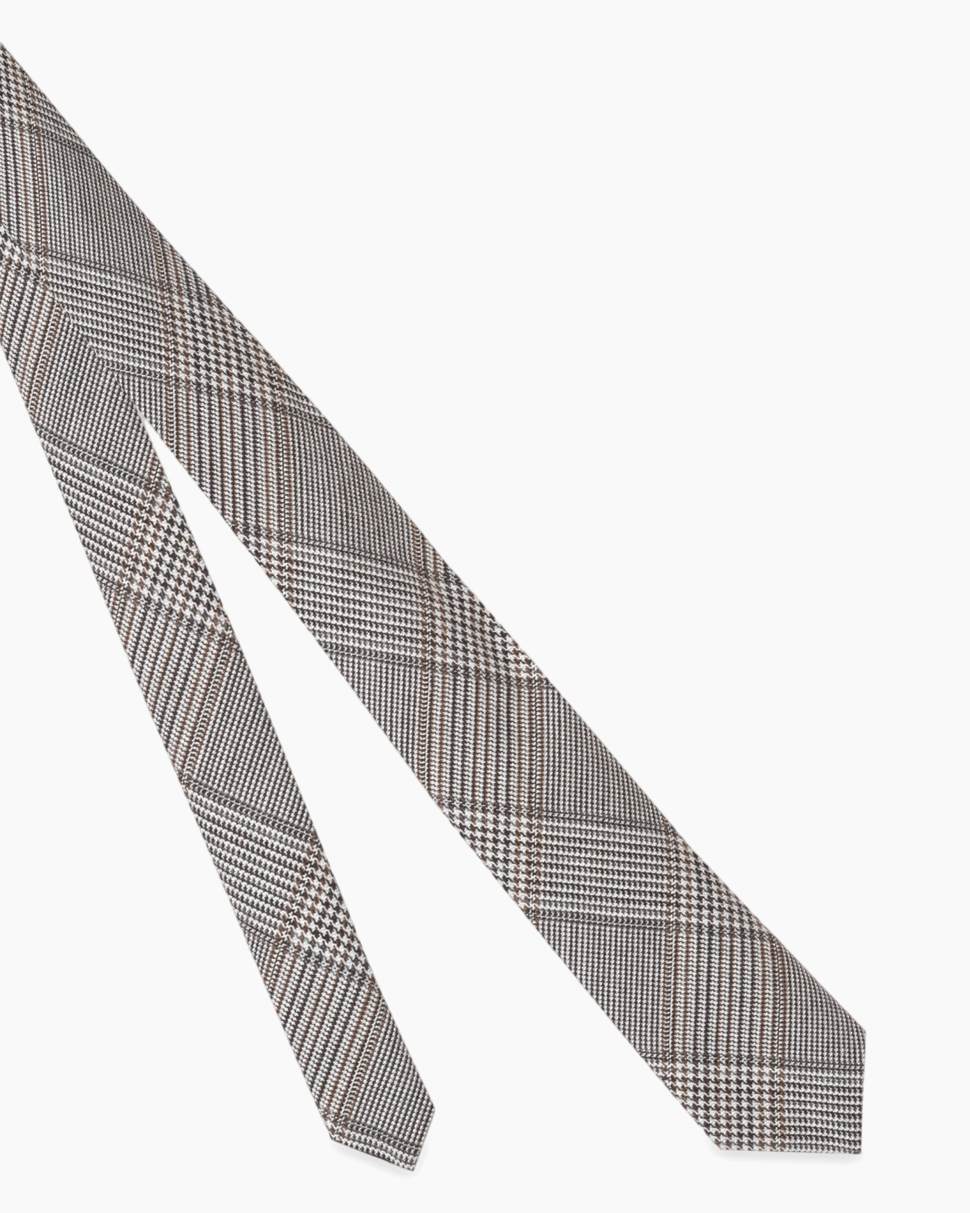 necktie, pattern, plaid, gray, silk-synthetic