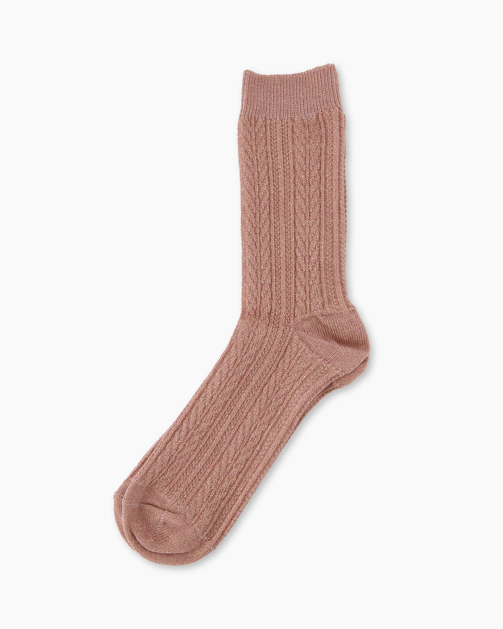 socks, knee-high, knit, ribbed, pink