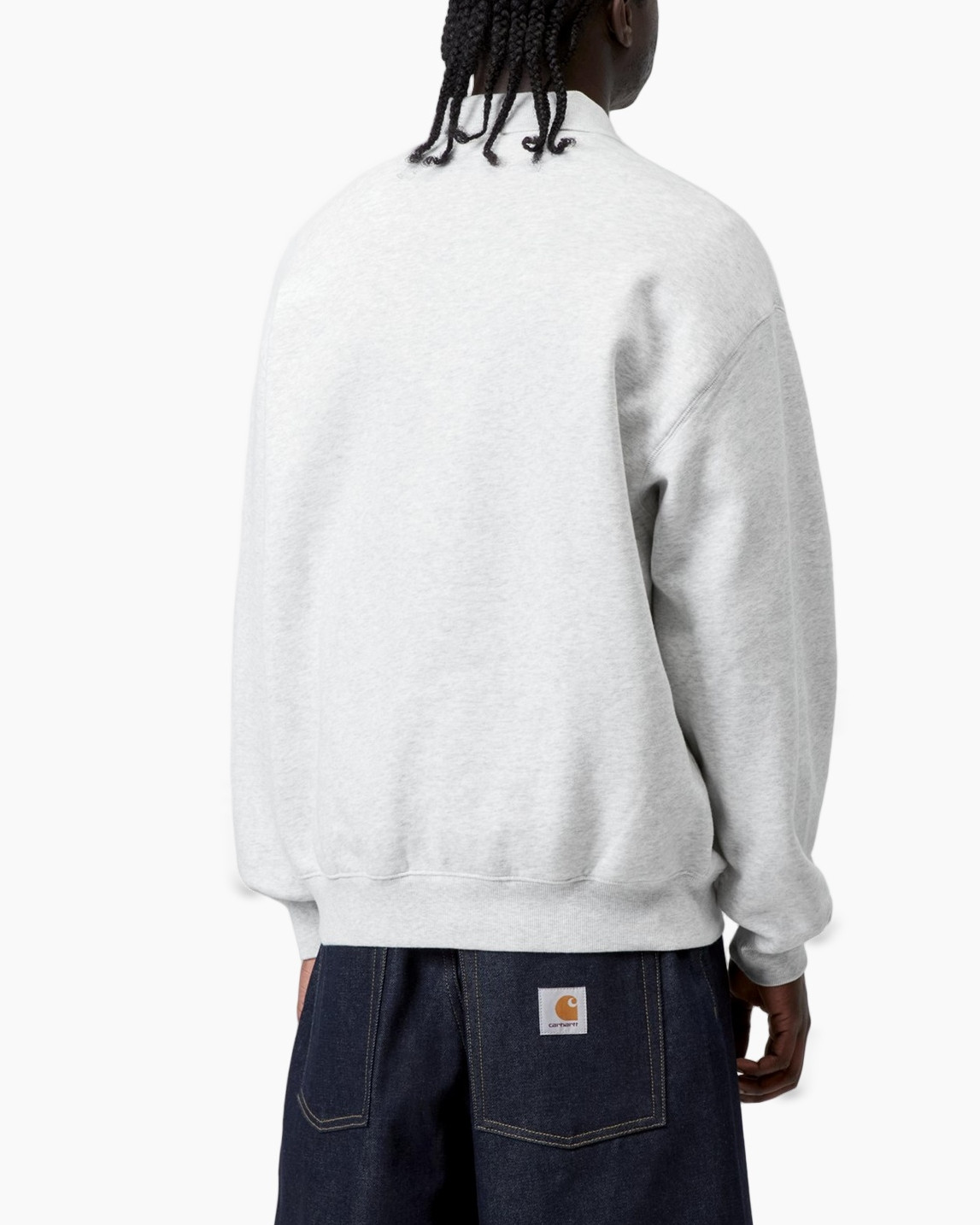 hoodie, sweatshirt, long-sleeve, polo, gray