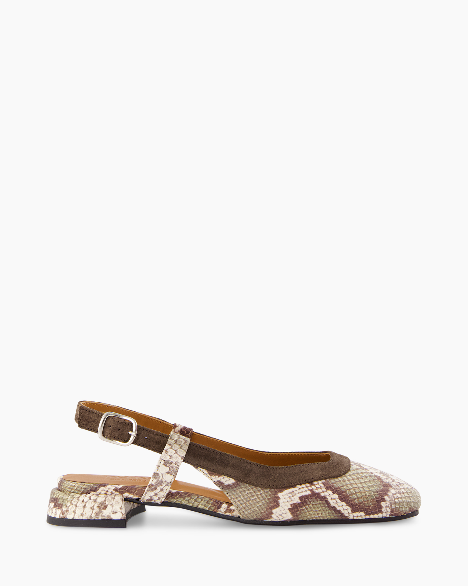 pump, heel, flat, snake print, strap