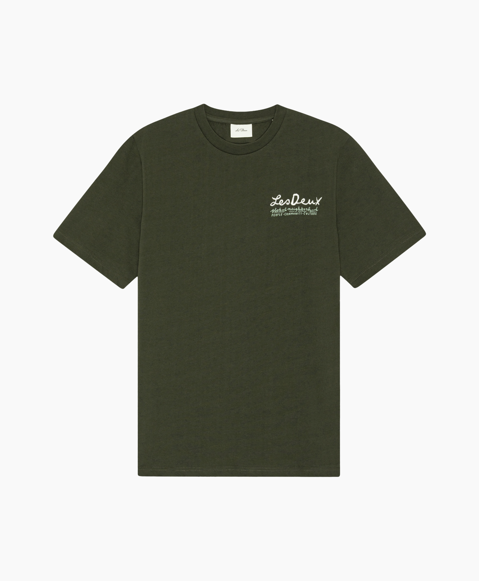 t-shirt, graphic, olive, short-sleeve, art