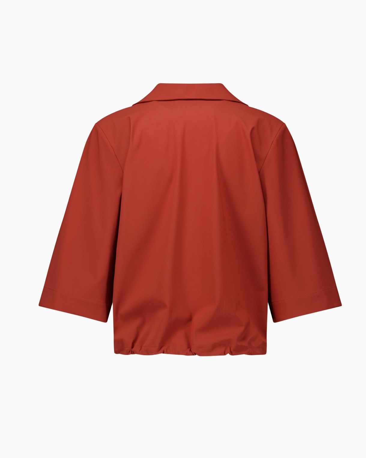 jacket, long sleeve, collar, orange, solid color