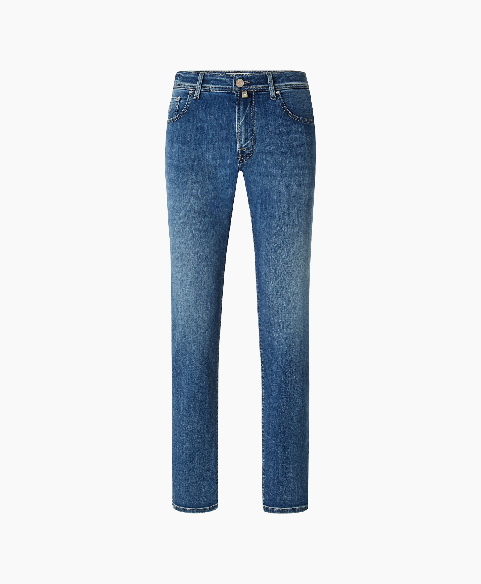 jeans, denim, blue, straight leg, front pockets