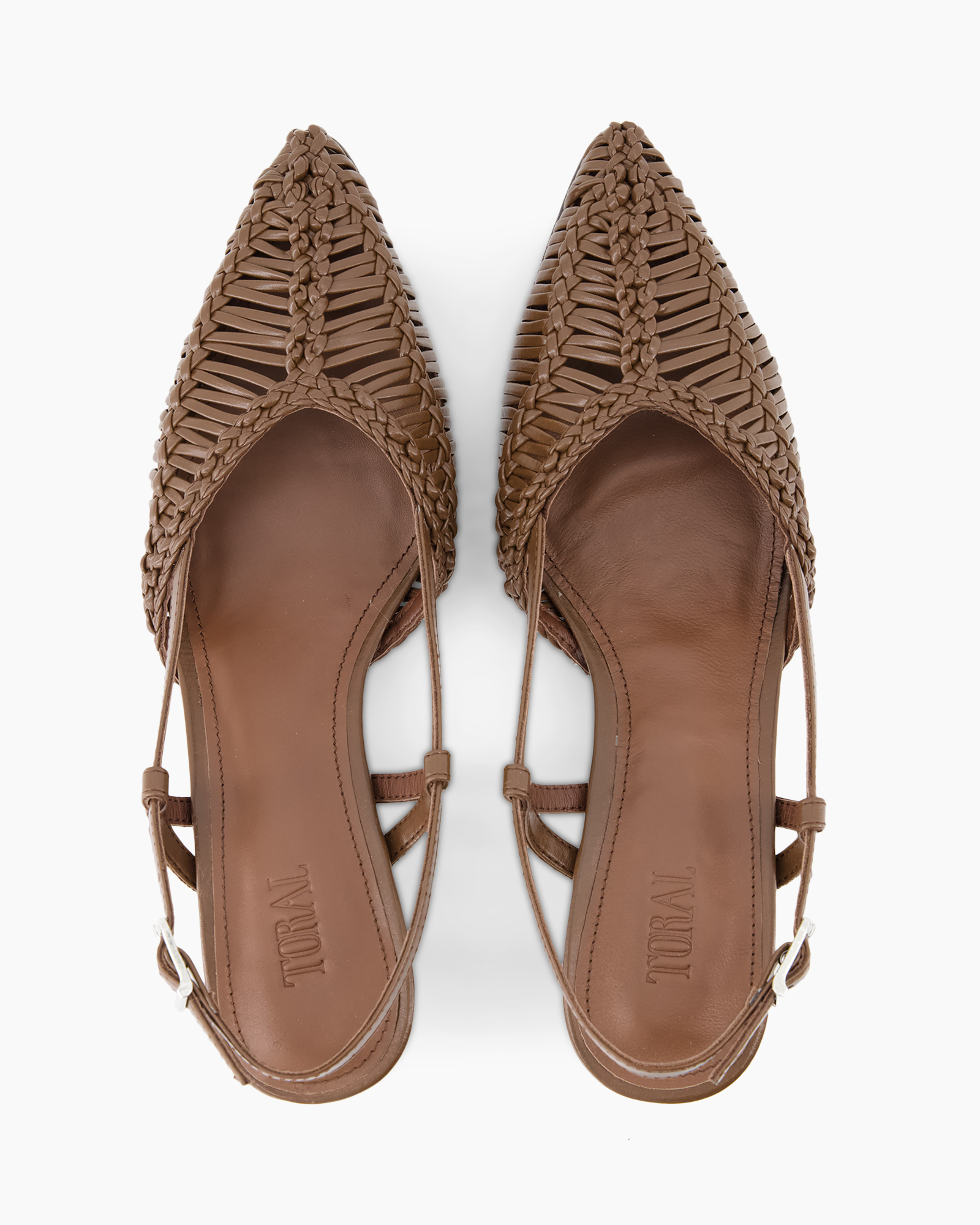 brown, sandals, woven, leather, flat