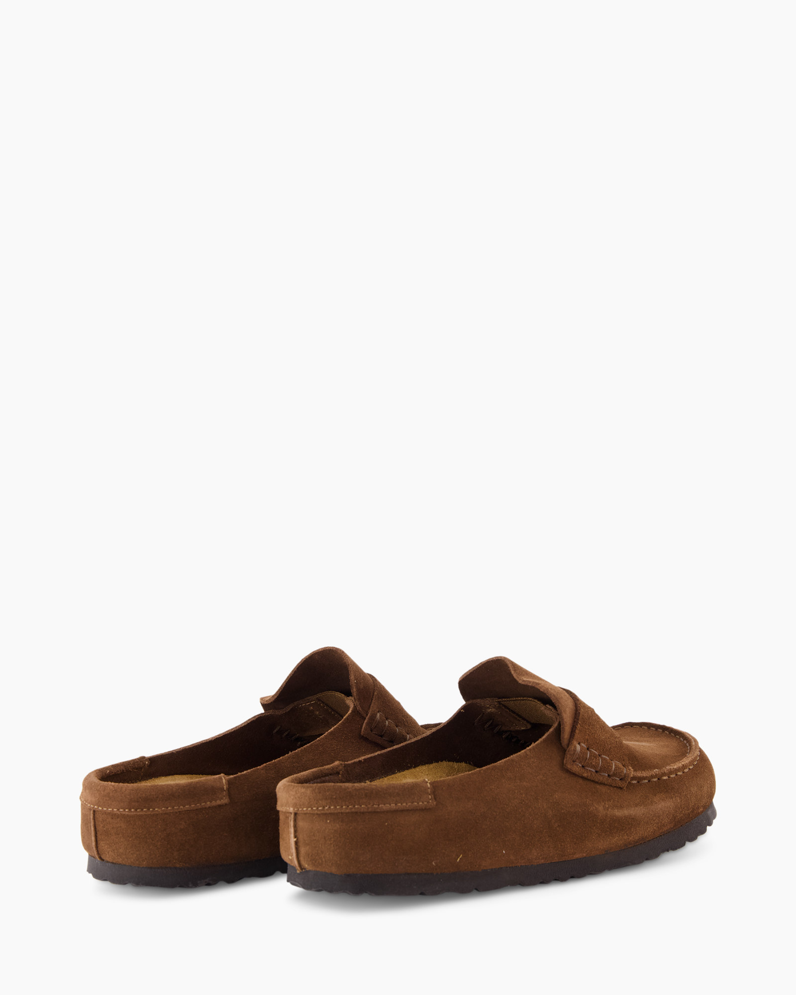 slippers, moccasins, brown, suede, slip-on