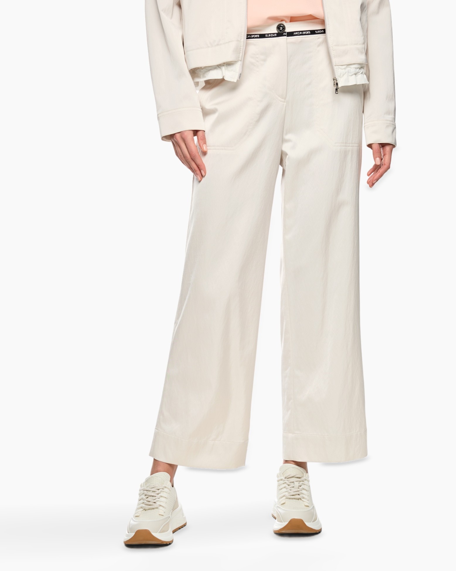 pants, wide-leg, beige, linen, casual