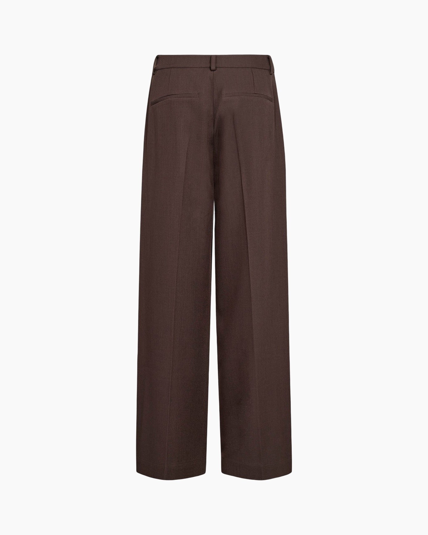 pants, trousers, brown, wide-leg, back-pocket
