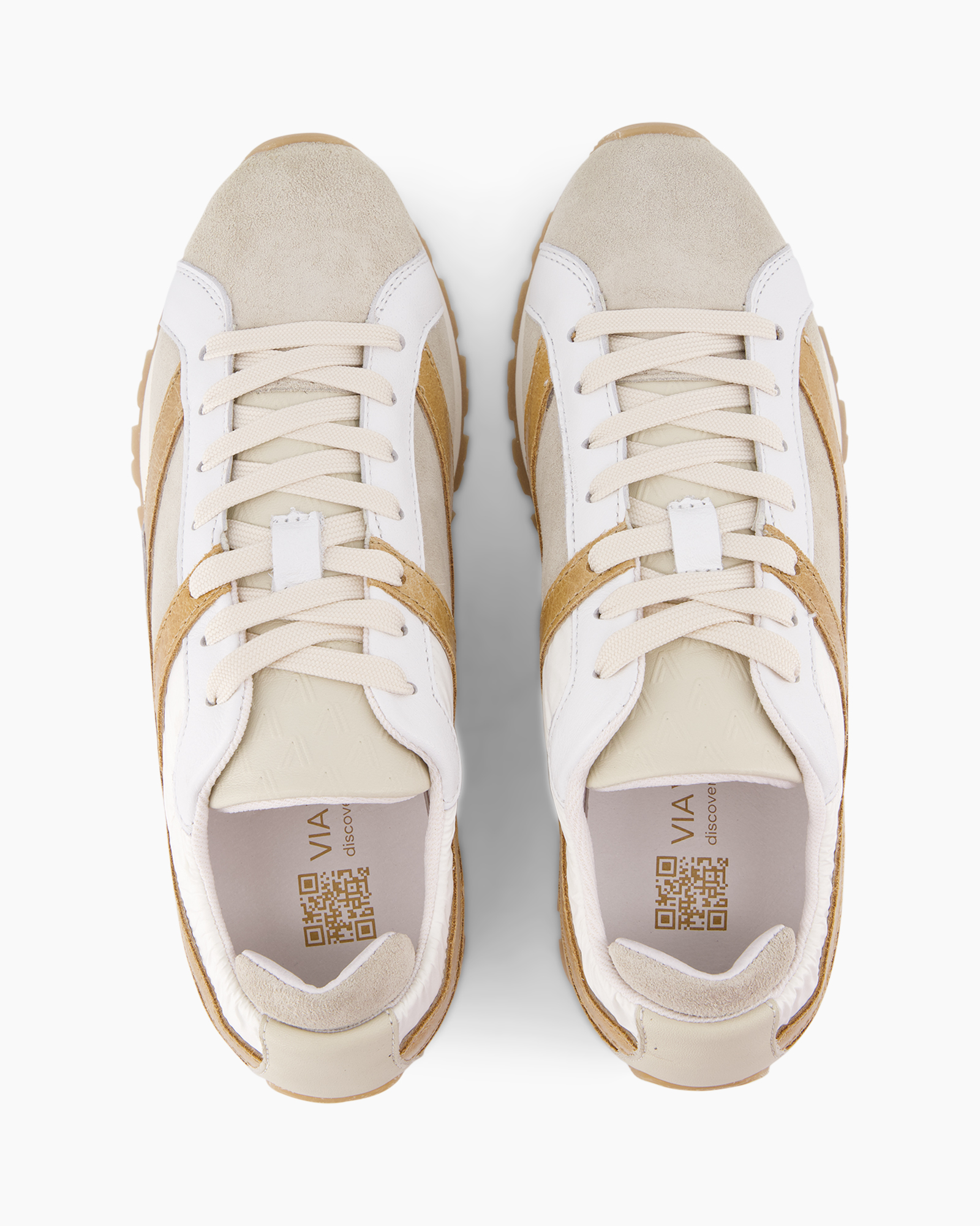 sneakers, athletic, beige, white, laces
