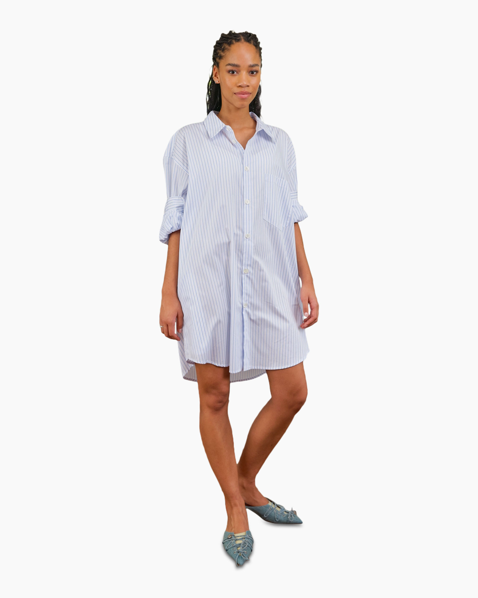 Coat, Lab Coat, Person, Shirt, Shoe