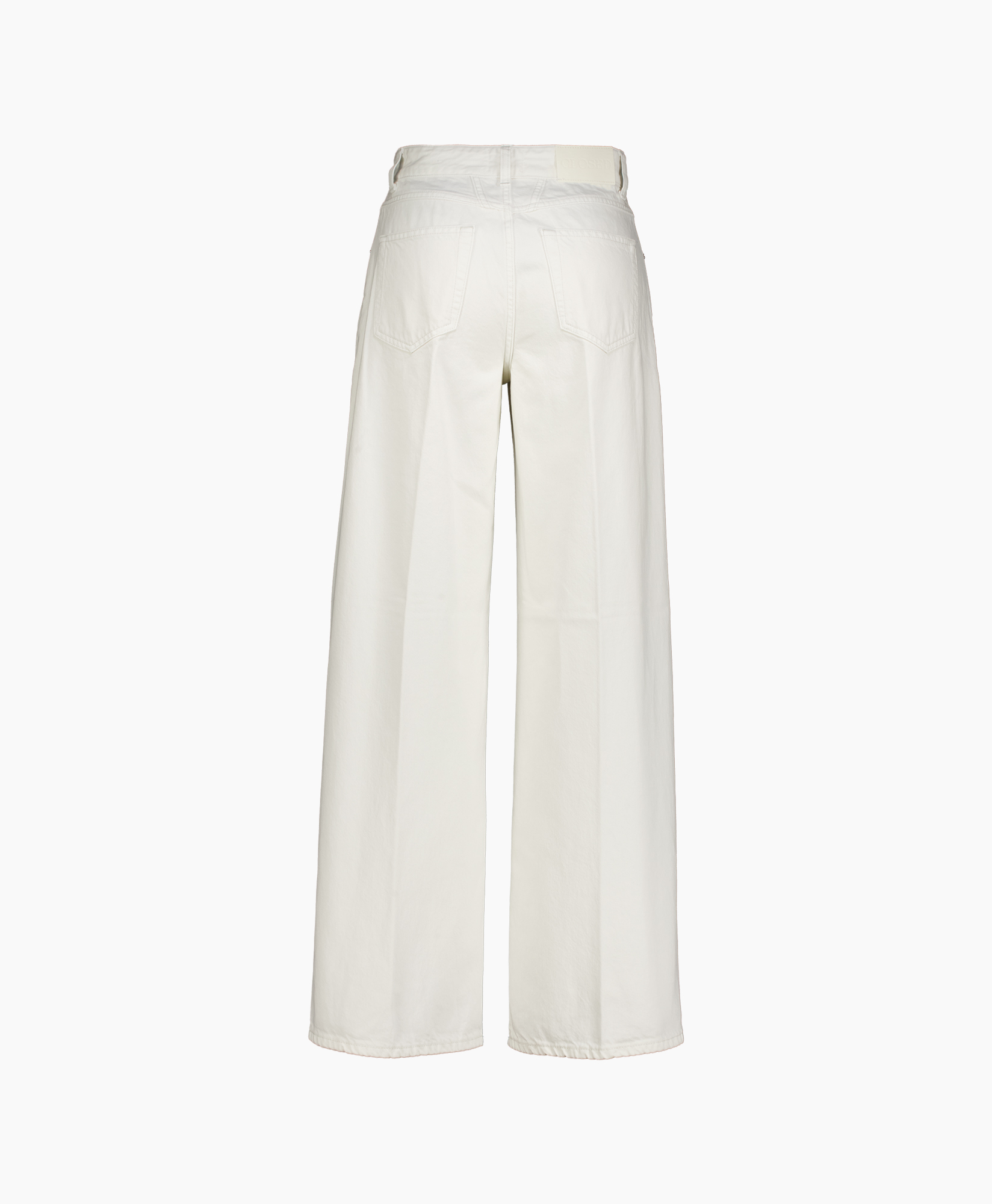 pants, trousers, wide-leg, white, denim-like