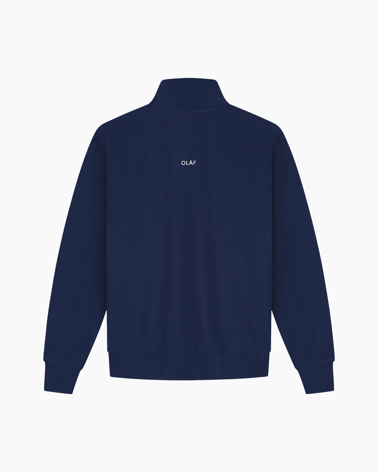 navy, sweatshirt, crewneck, back, logo-OLAF