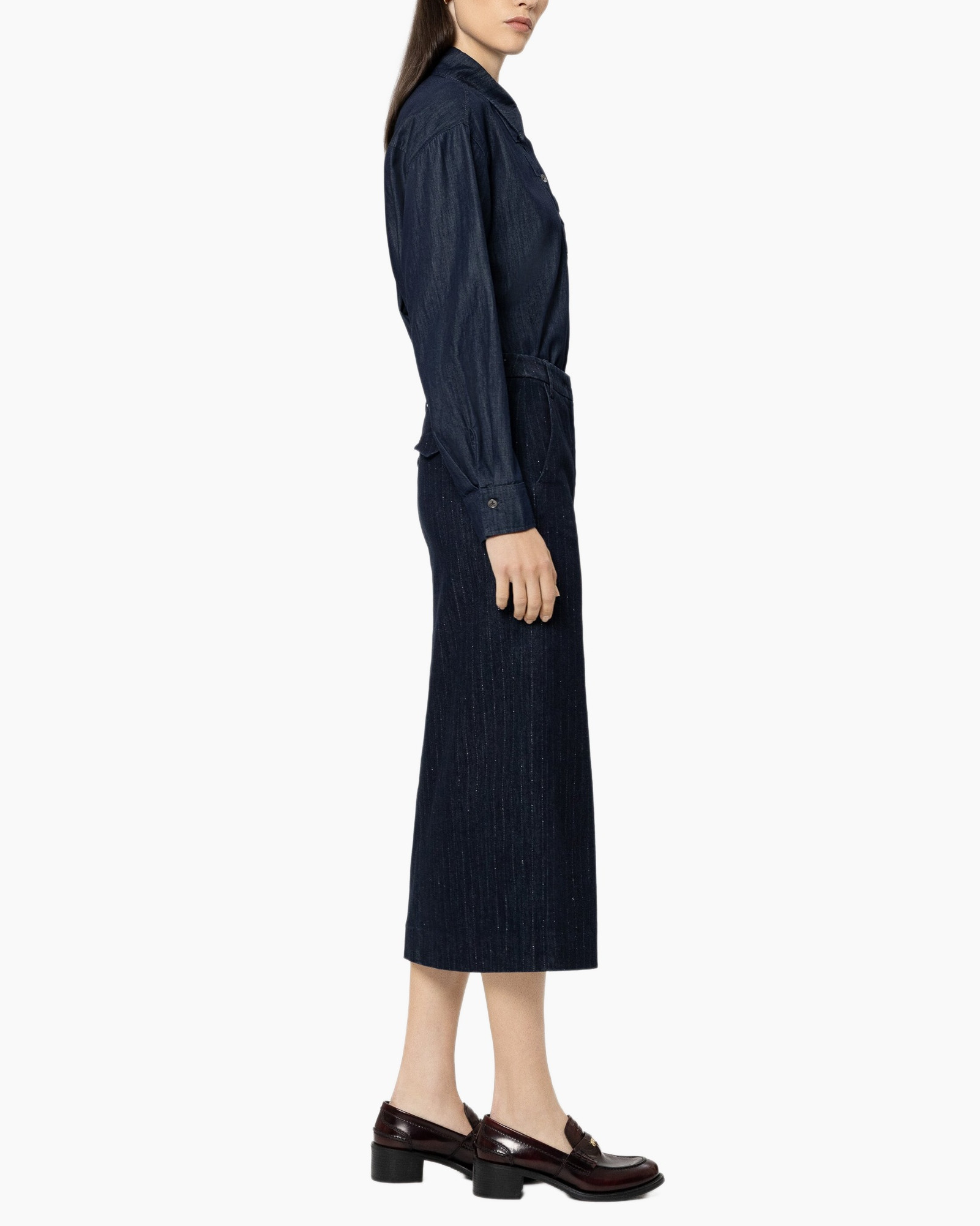 Long Sleeve, Coat, Pants, Person, Woman