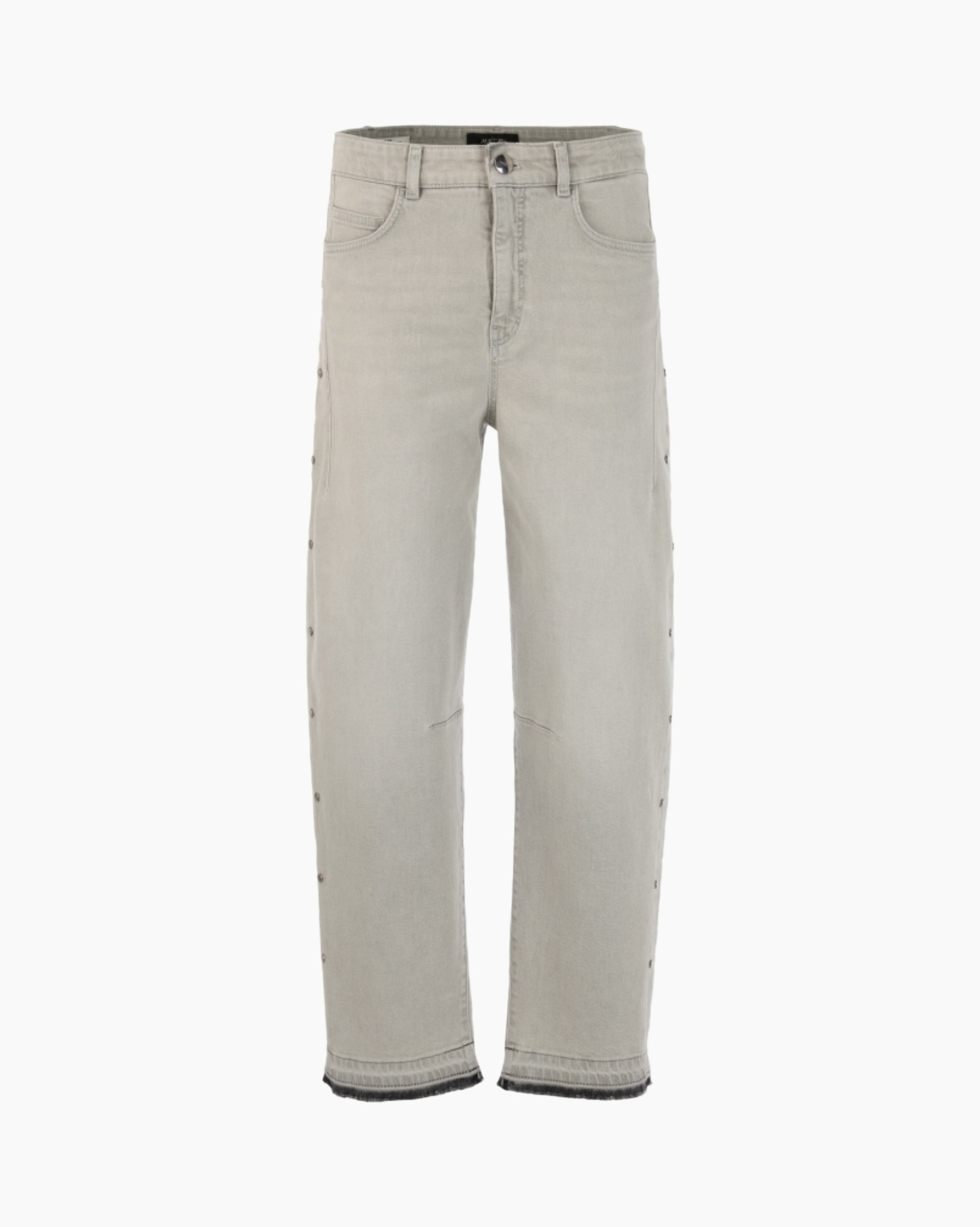 jeans, pants, light gray, straight leg, button belt