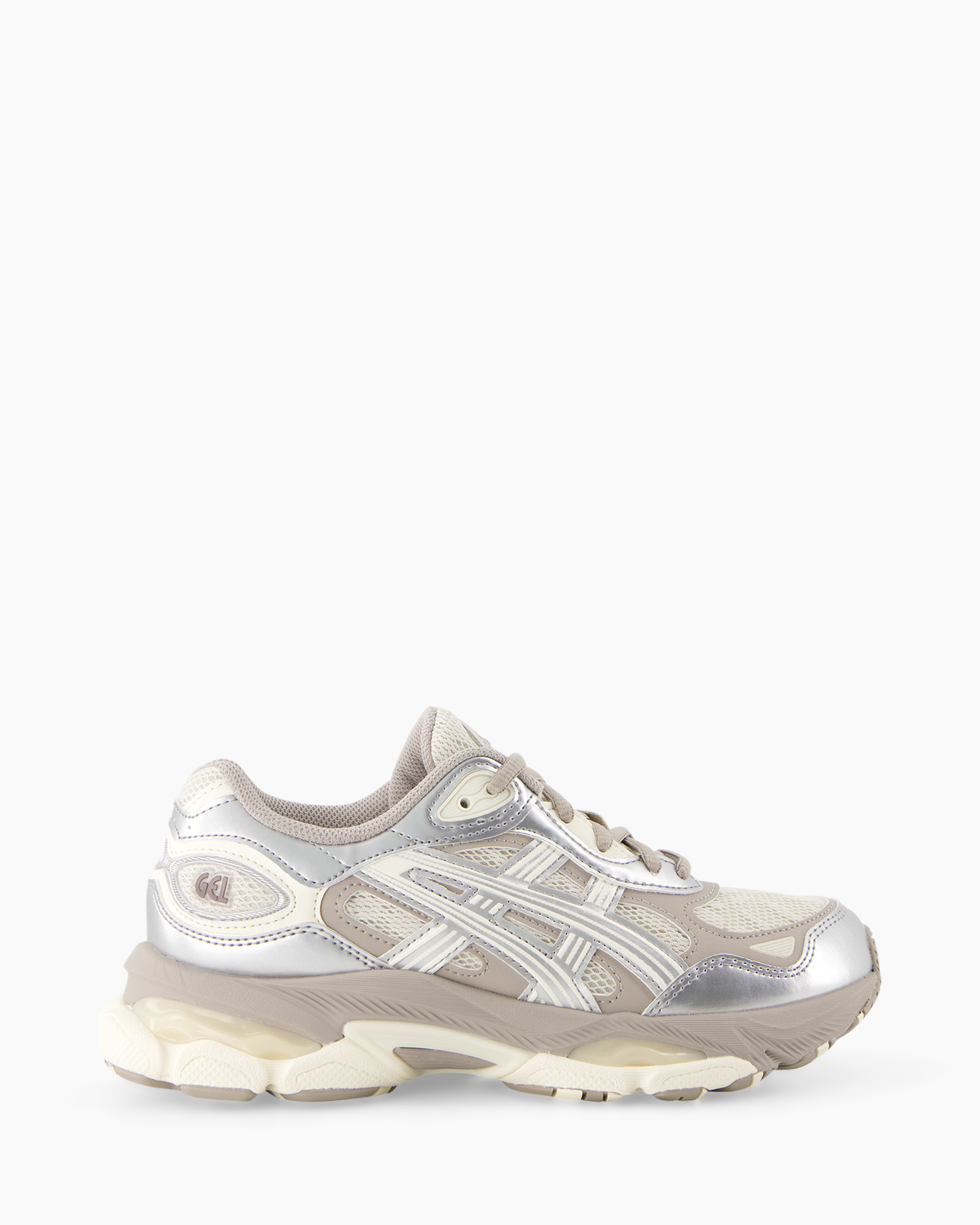 sneaker, shoe, athletic, mesh, silver