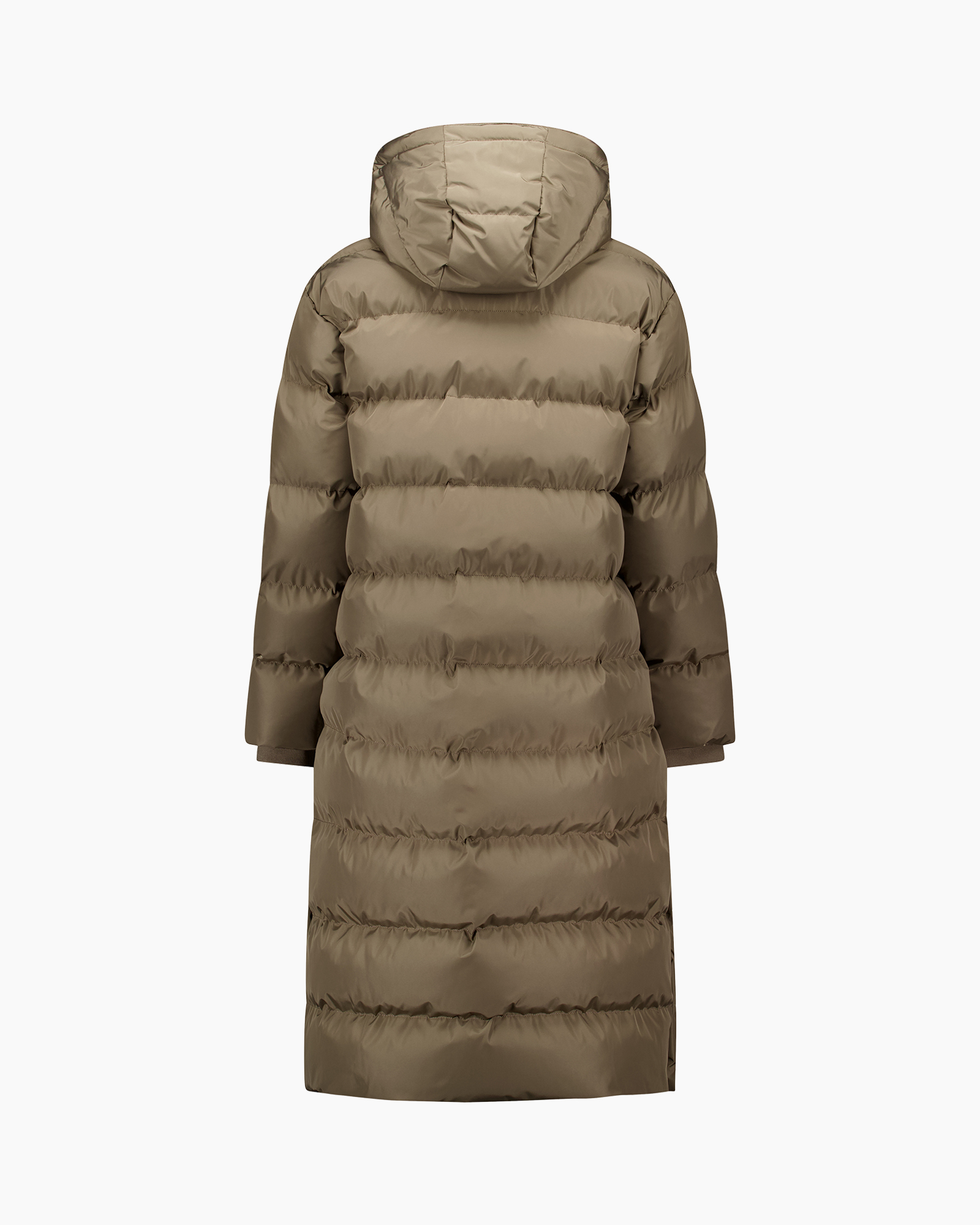 puffer coat, long coat, hooded, quilted, zipper