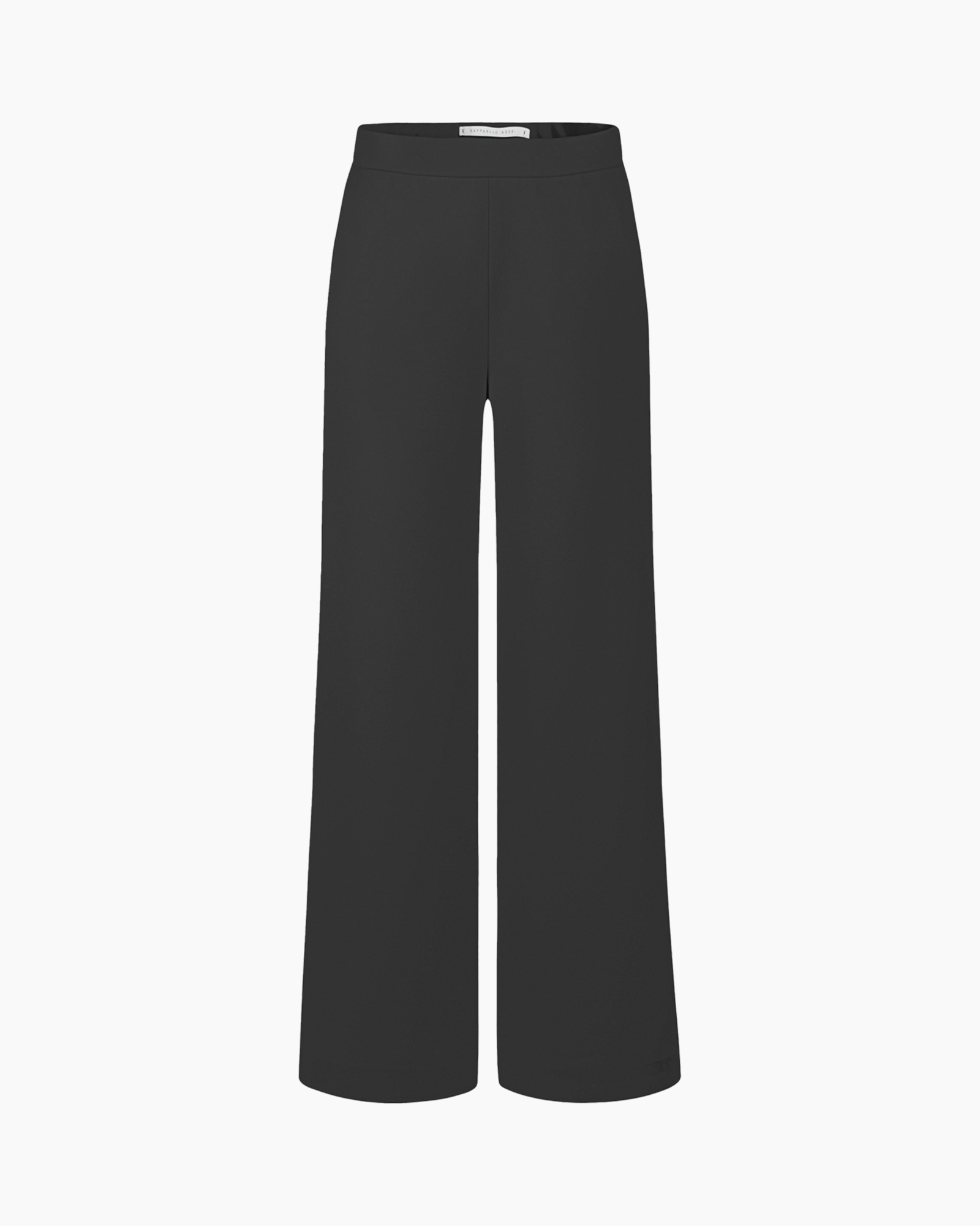 trousers, pants, wide-leg, black, knit? fabric