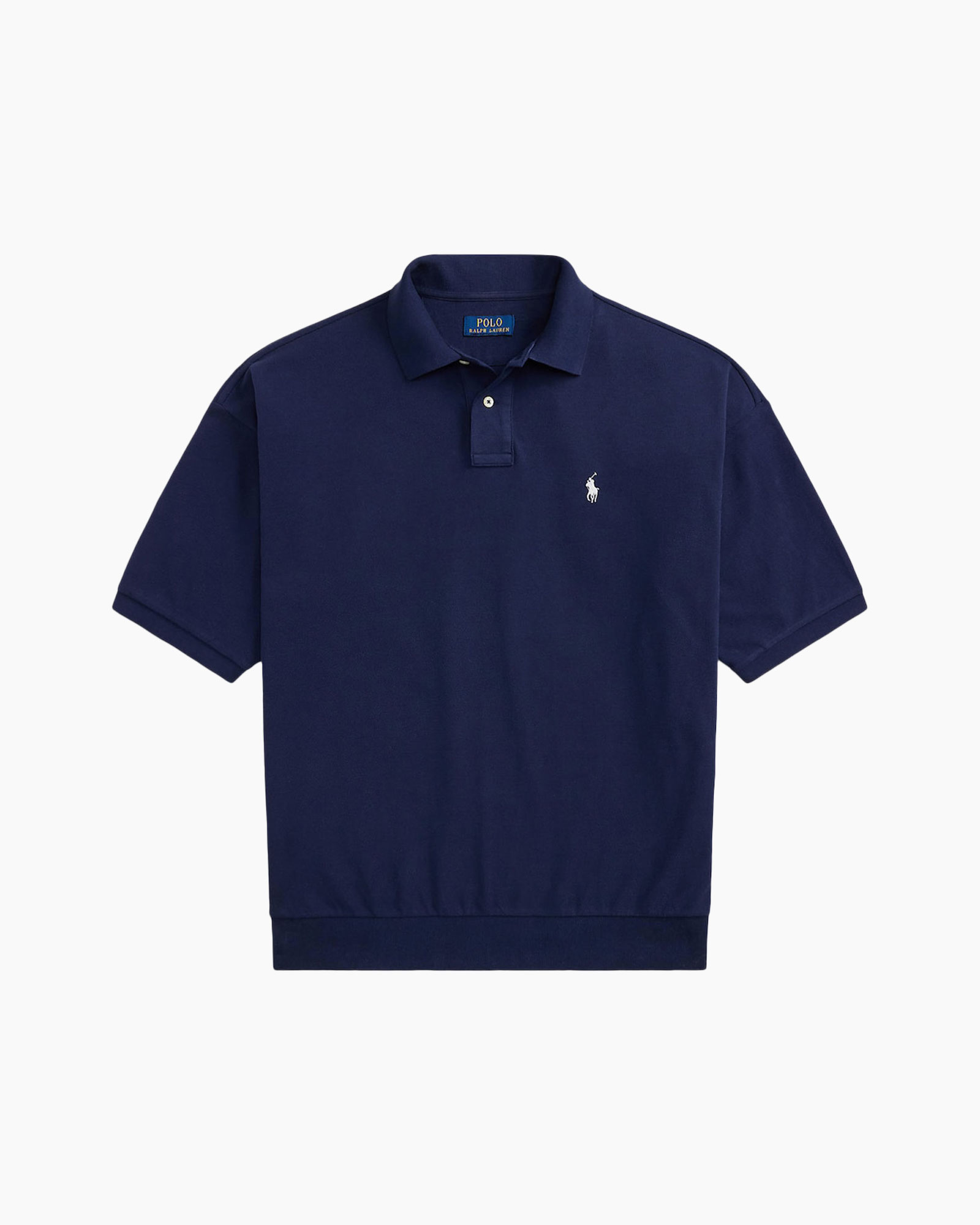 polo shirt,  polo,  navy,  short sleeve,  embroidered logo