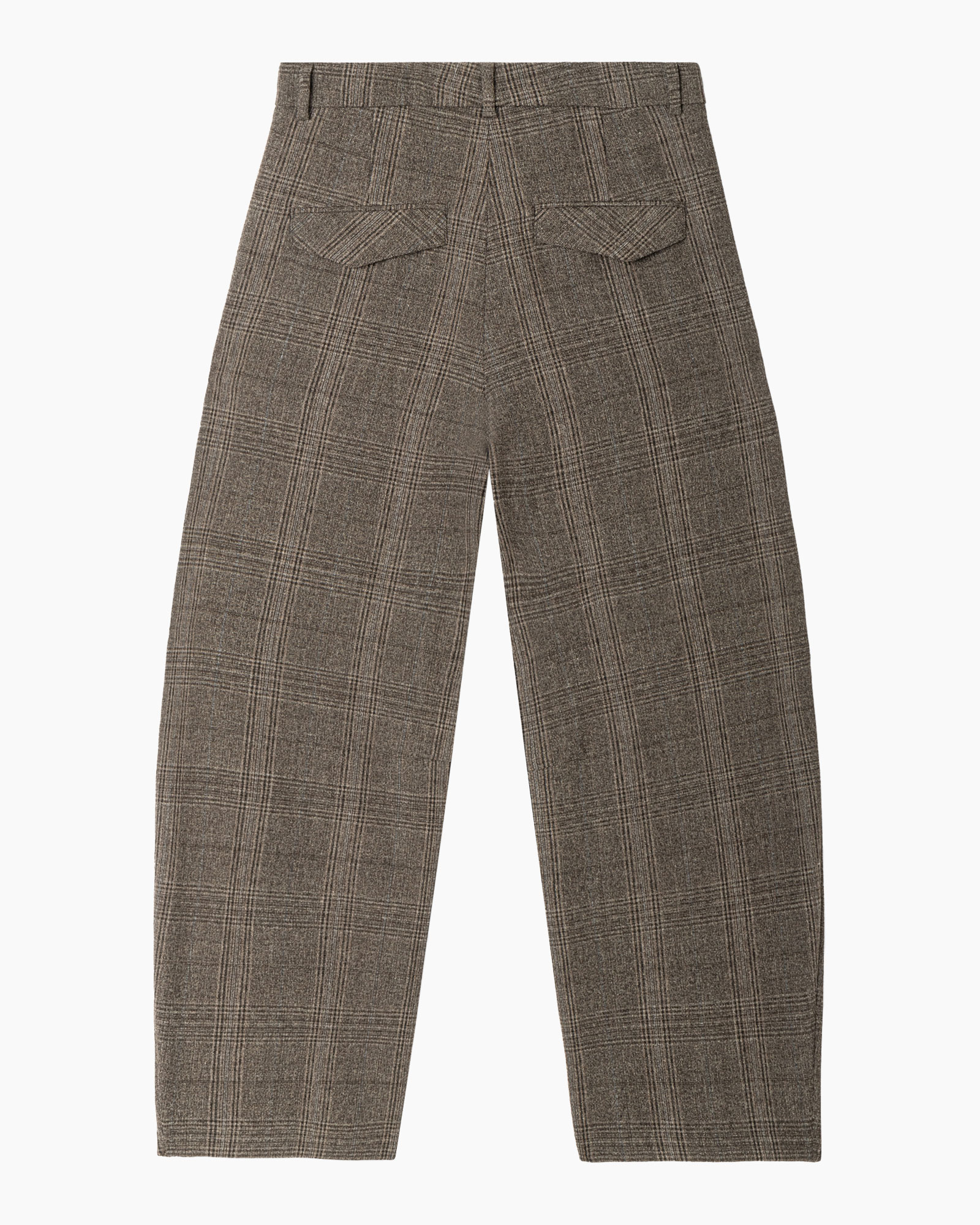 trousers, plaid, checkered, pants, twill, brown-gray