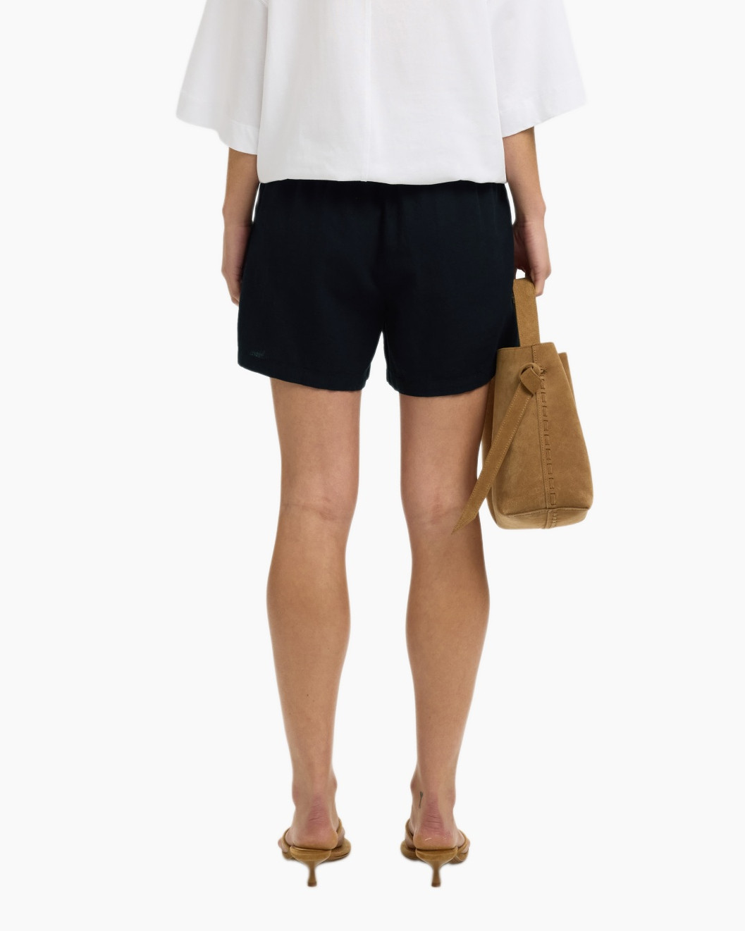 Clothing, Shorts, Person, Handbag, Skirt